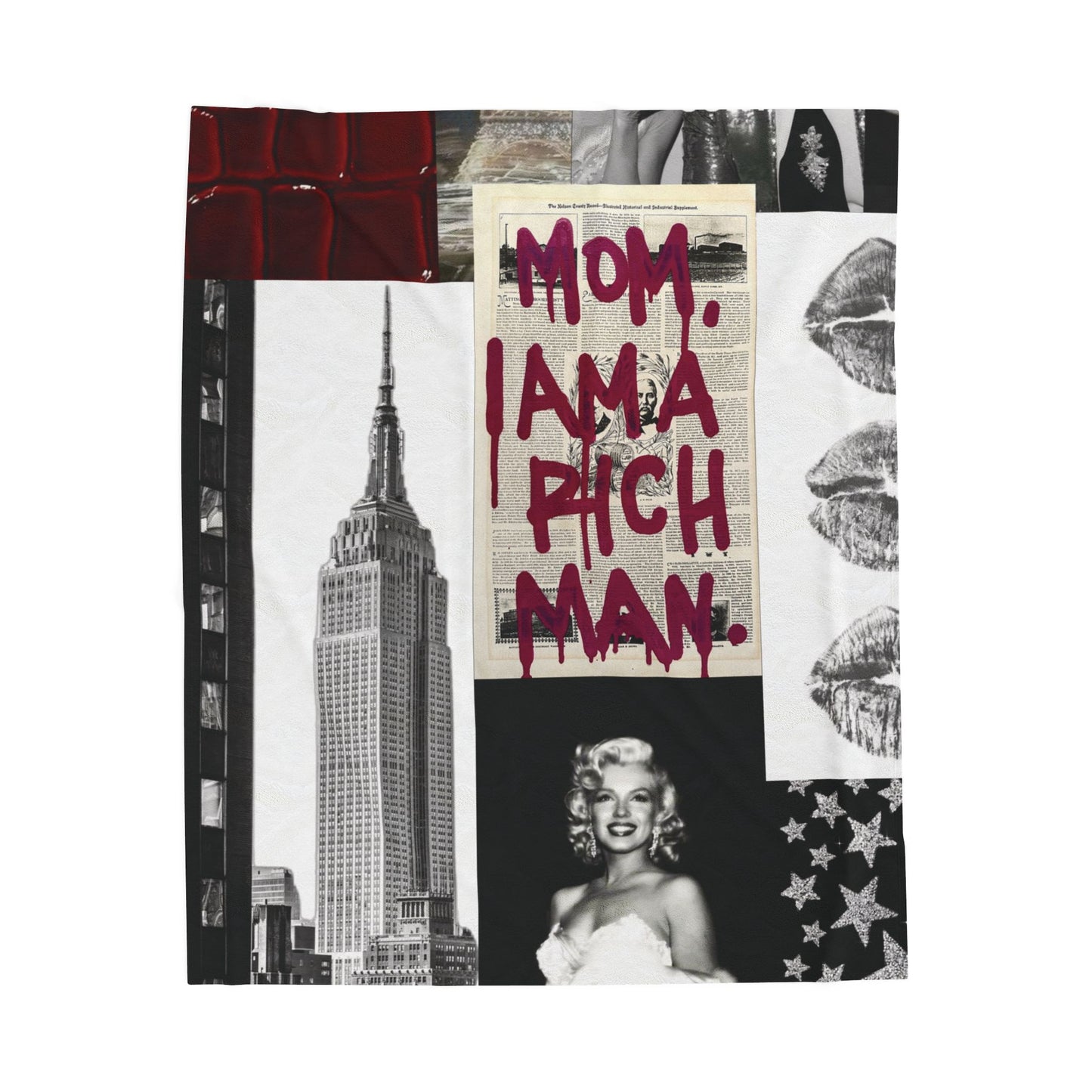 New York City Collage Blanket