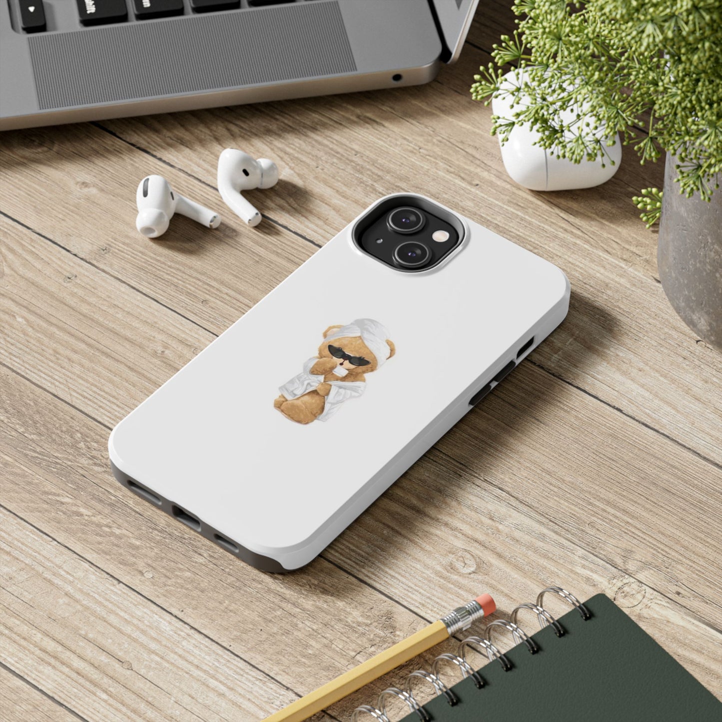 Girly Spa Teddy Bear Phone Case