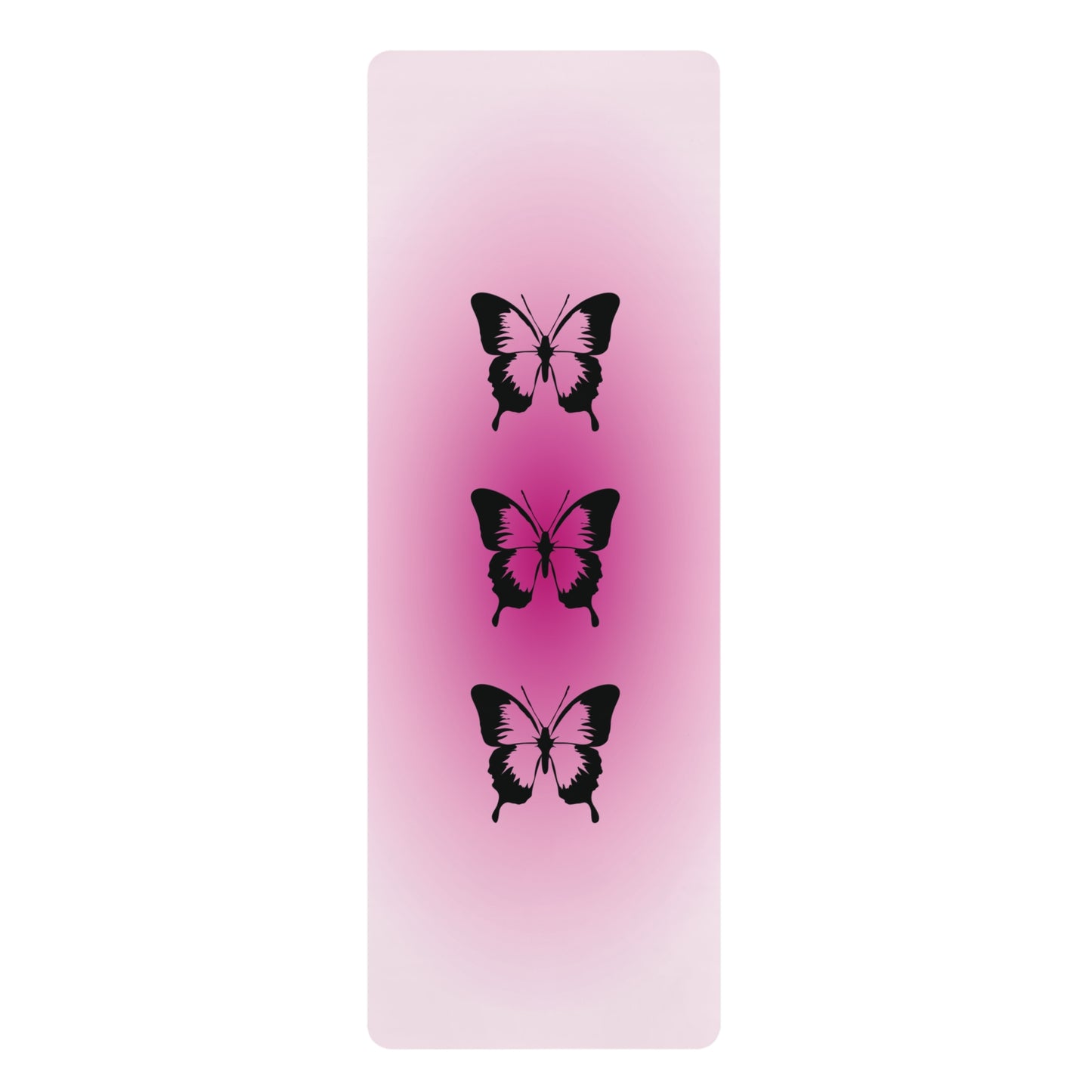 Ombre Aura Butterfly Pink Yoga Mat