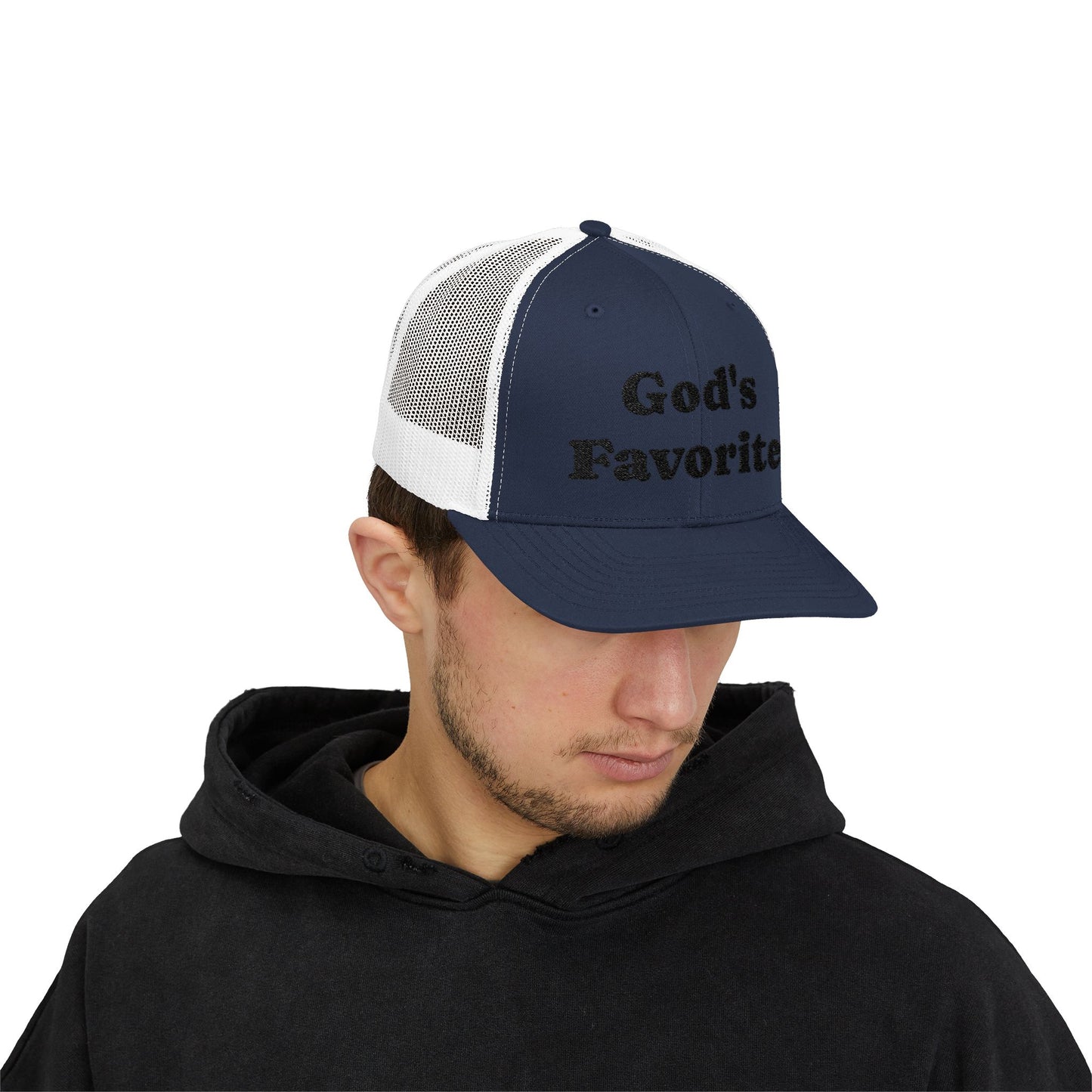 God's Favorite Snapback Trucker Cap | Stylish Hat for Everyday Wear, Gift for Him/Her, Casual Accessory, Trendy Cap
