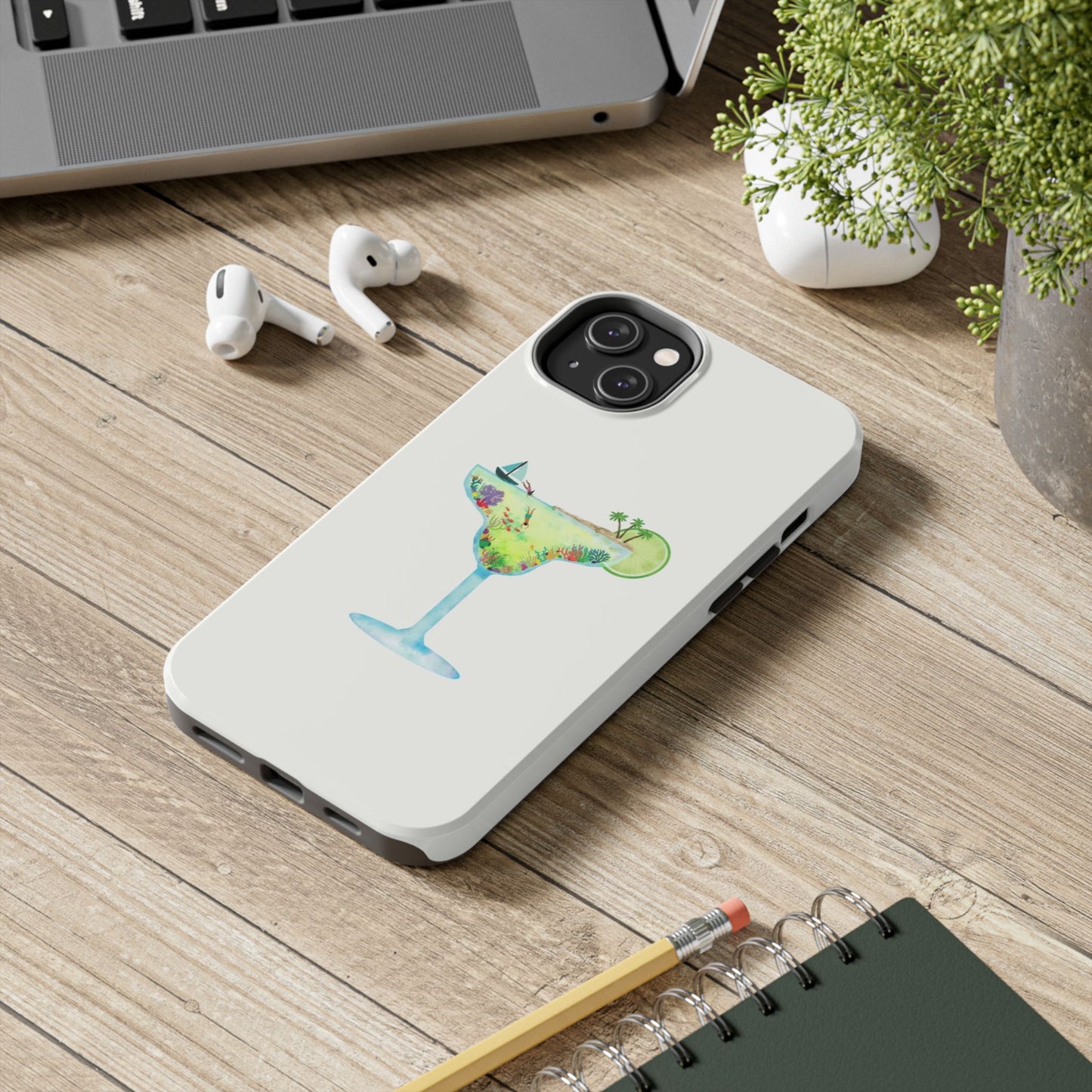 Glossy Phone Case, Summer Phone Case, Cute, Glossy Phone Case, Coastal Summer
