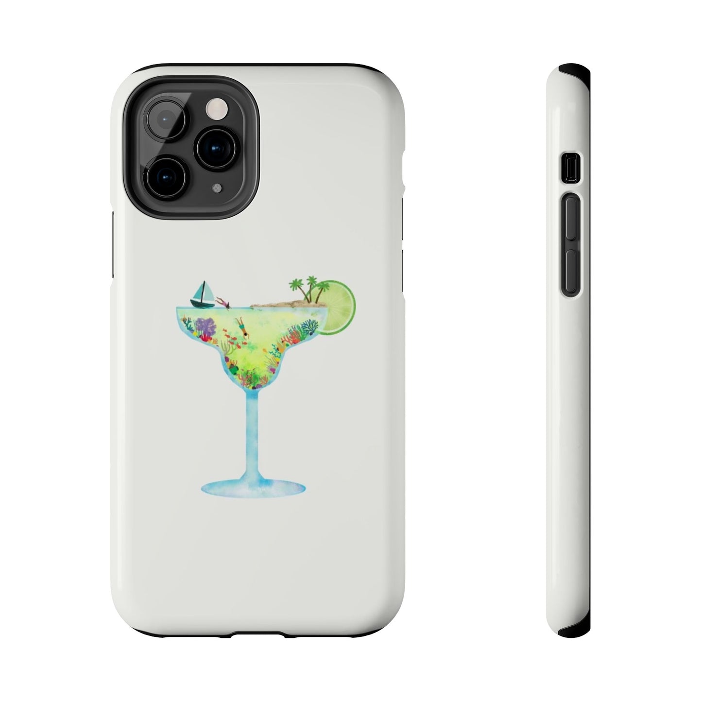 Glossy Phone Case, Summer Phone Case, Cute, Glossy Phone Case, Coastal Summer