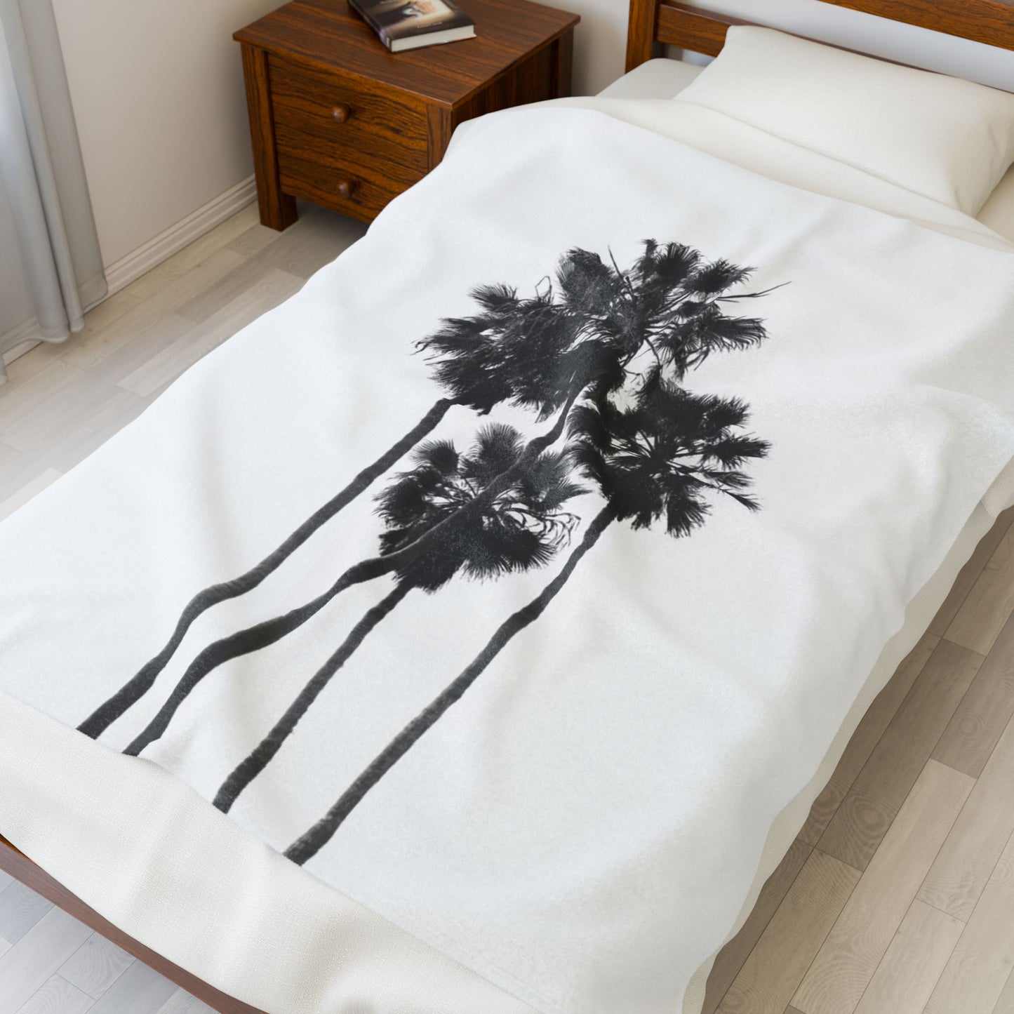 Chic Palm Tree Blanket