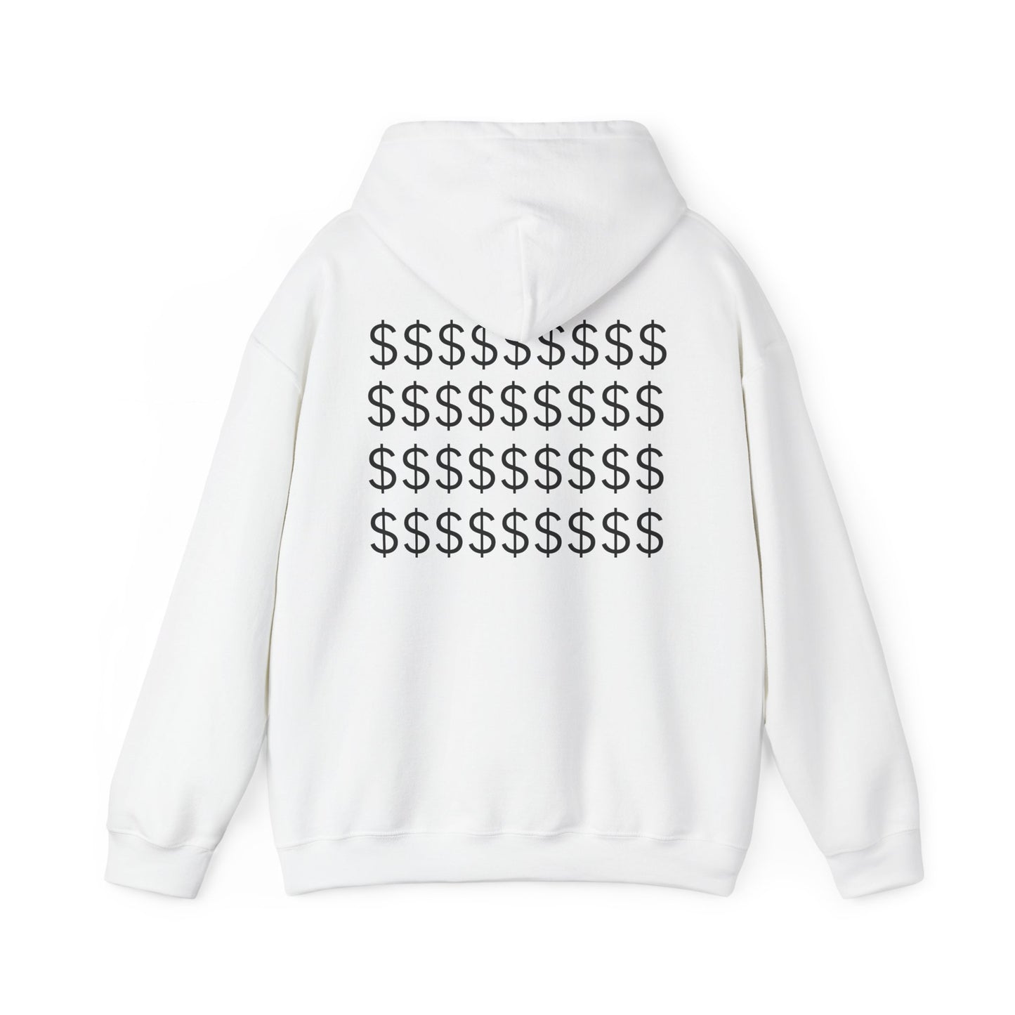 Moneyfesting Hooded Sweatshirt - Cozy Unisex Pullover Perfect for Manifestation, Gifts, Streetwear, Trendy Fashion, Chill Days