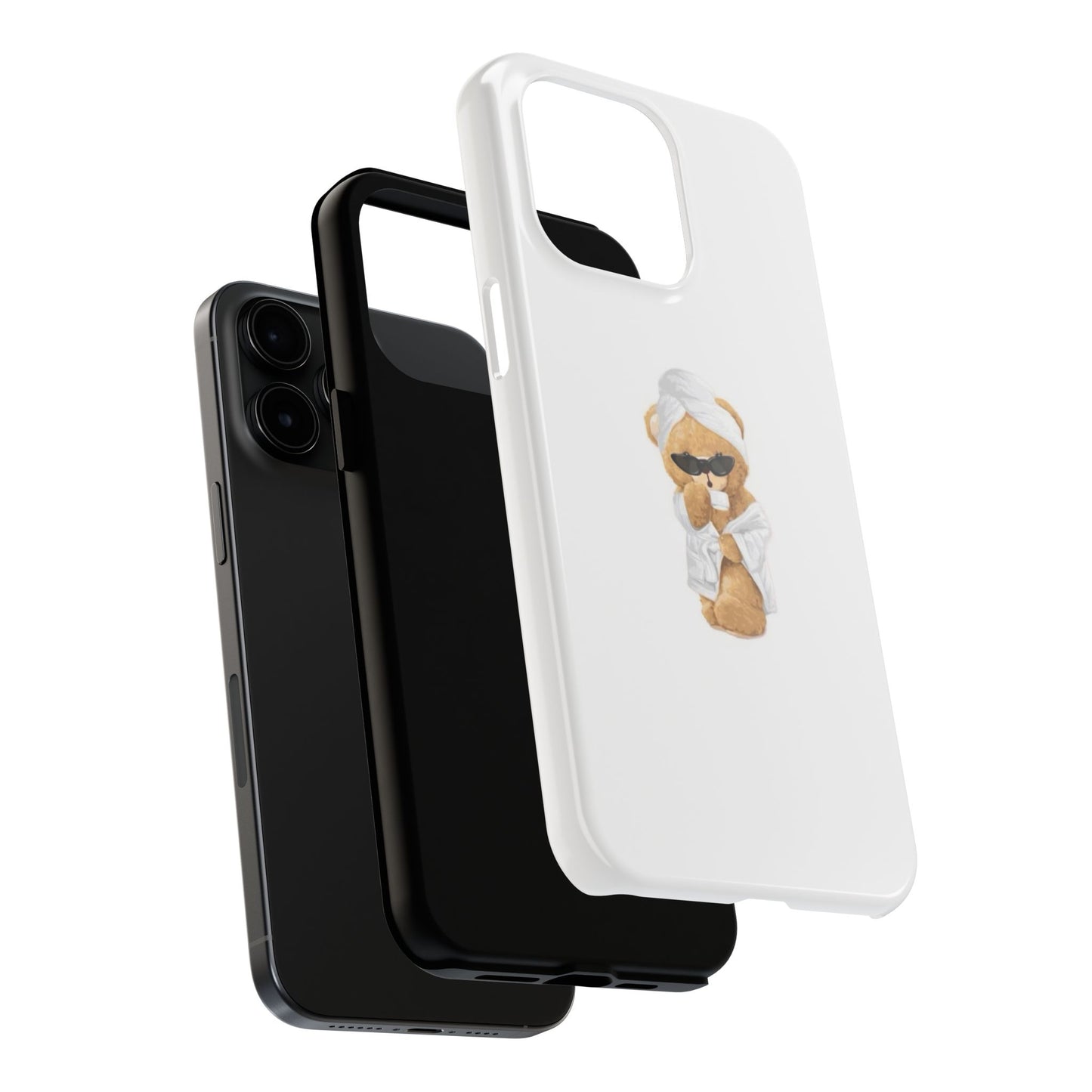 Girly Spa Teddy Bear Phone Case