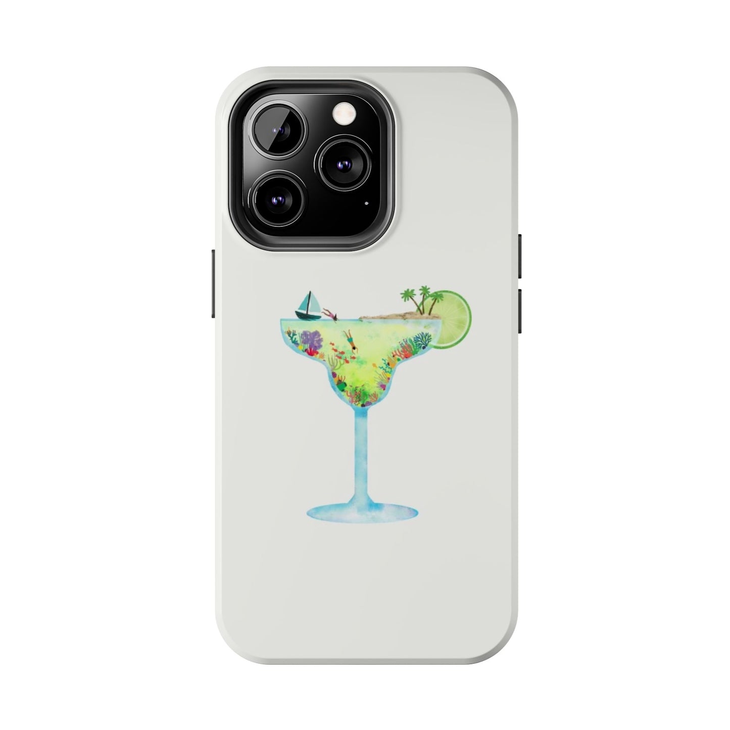 Glossy Phone Case, Summer Phone Case, Cute, Glossy Phone Case, Coastal Summer