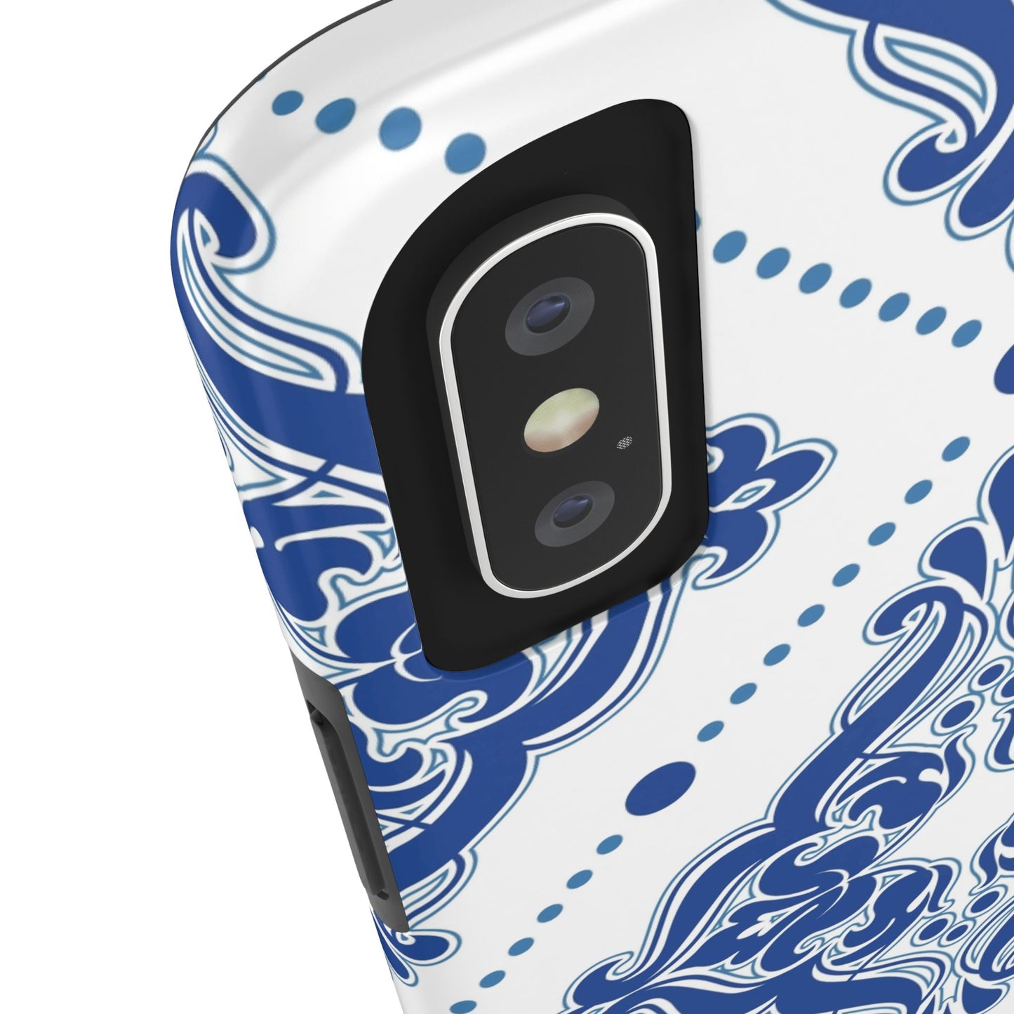 Azure Mozaic, Blue and white tile phone case, Mediterranean Tile design, Santorini Phone case