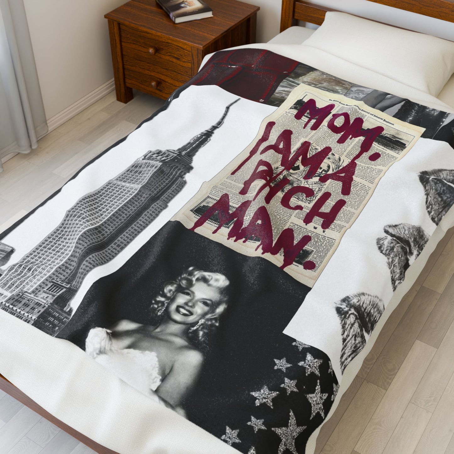 New York City Collage Blanket