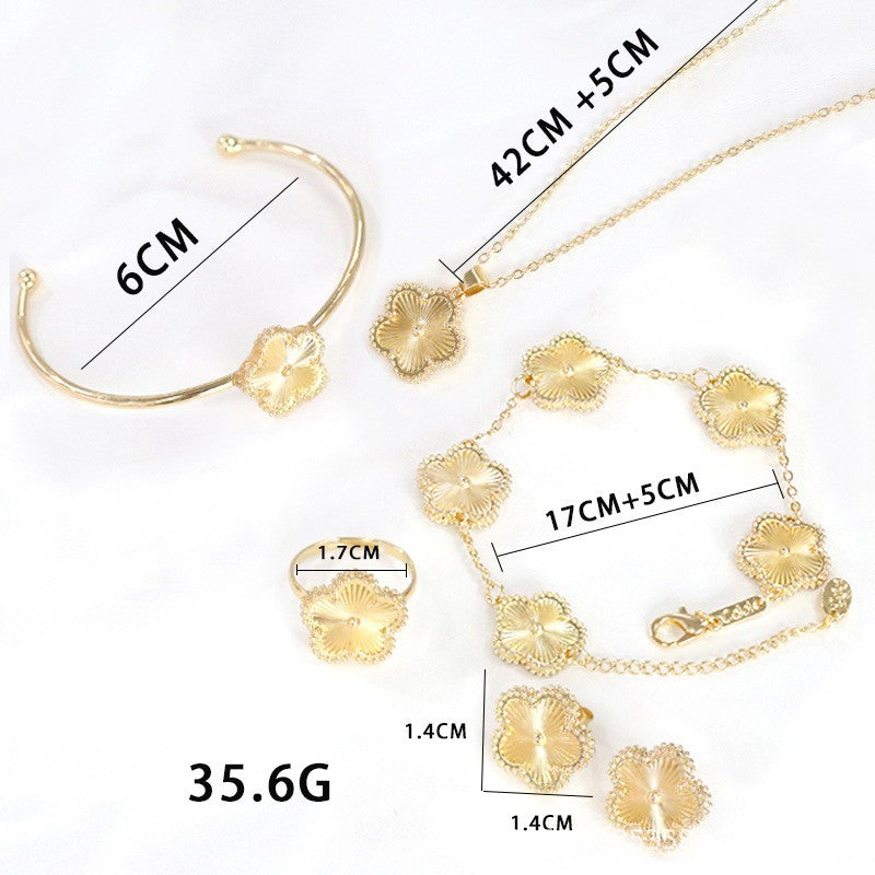 Pendant Necklace Ear Stud Bracelet Ring