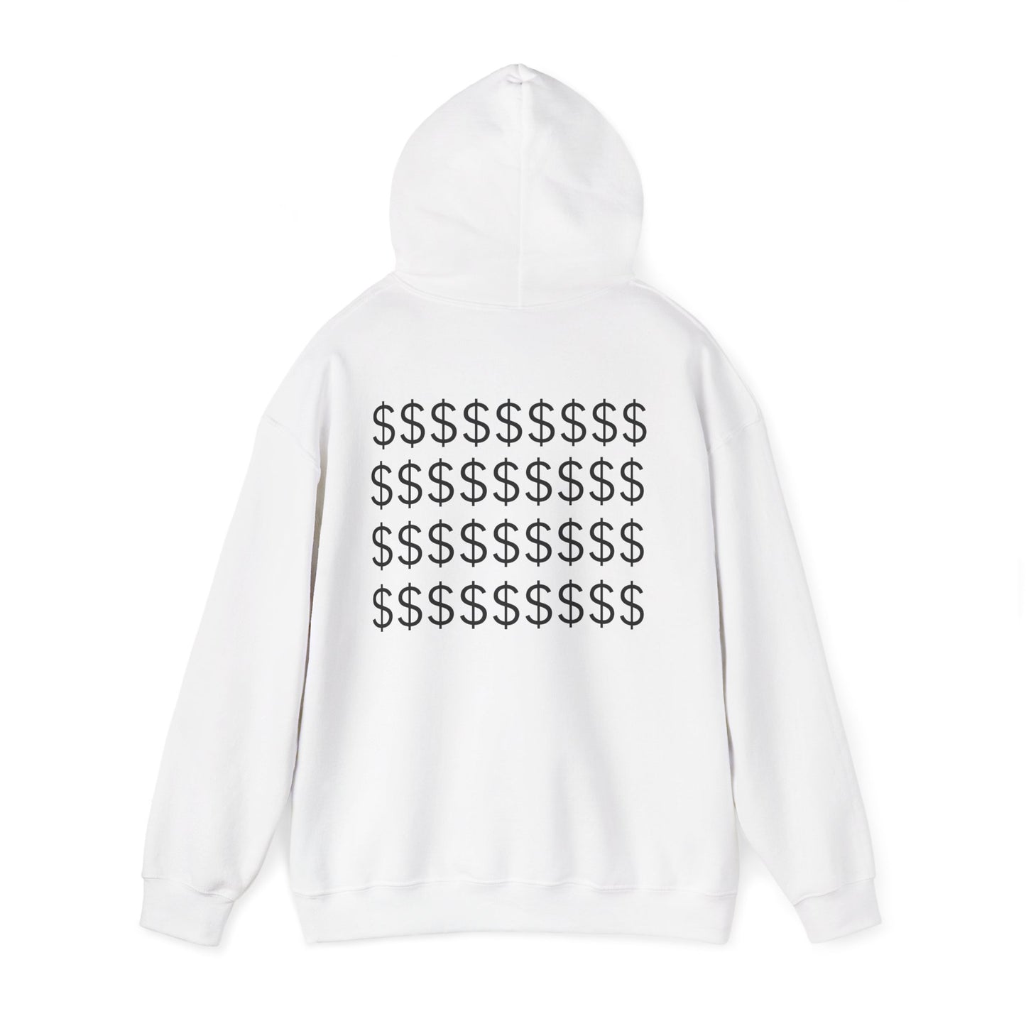 Moneyfesting Hooded Sweatshirt - Cozy Unisex Pullover Perfect for Manifestation, Gifts, Streetwear, Trendy Fashion, Chill Days