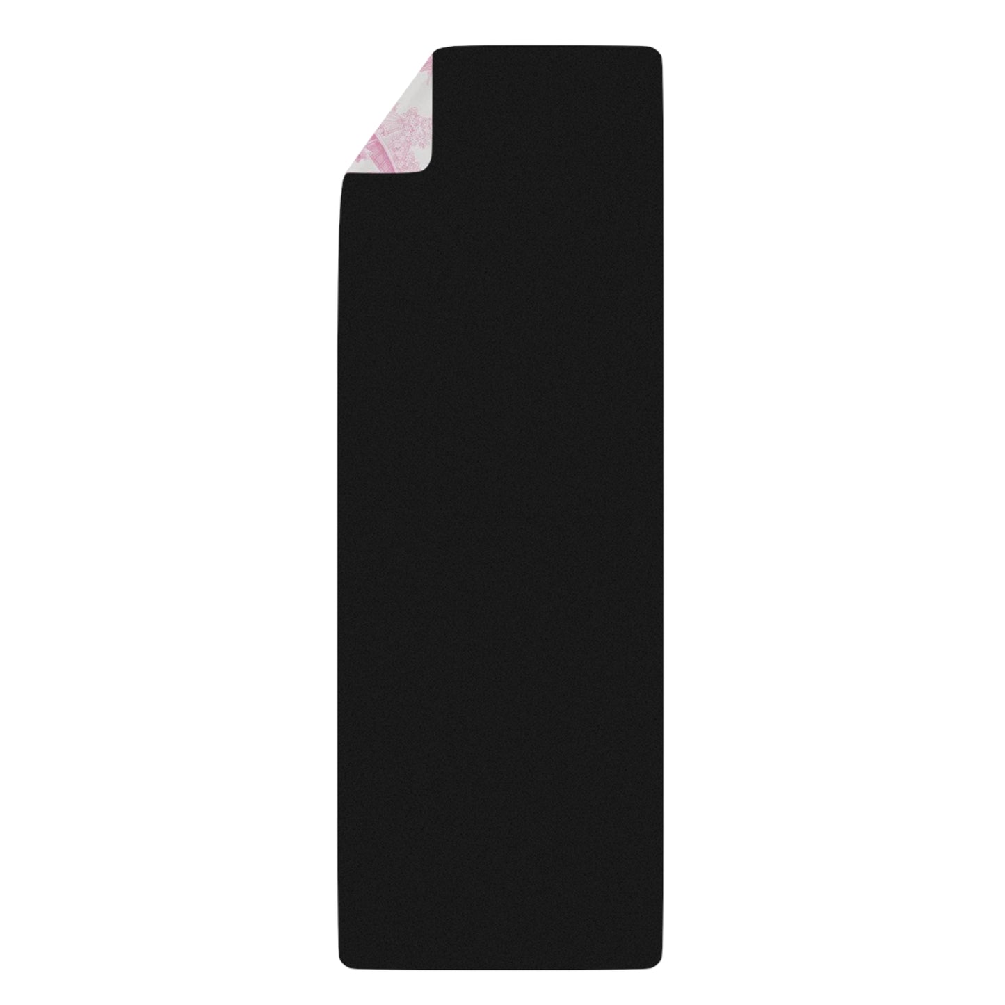 Pink and Creme Print Classy Yoga Mat