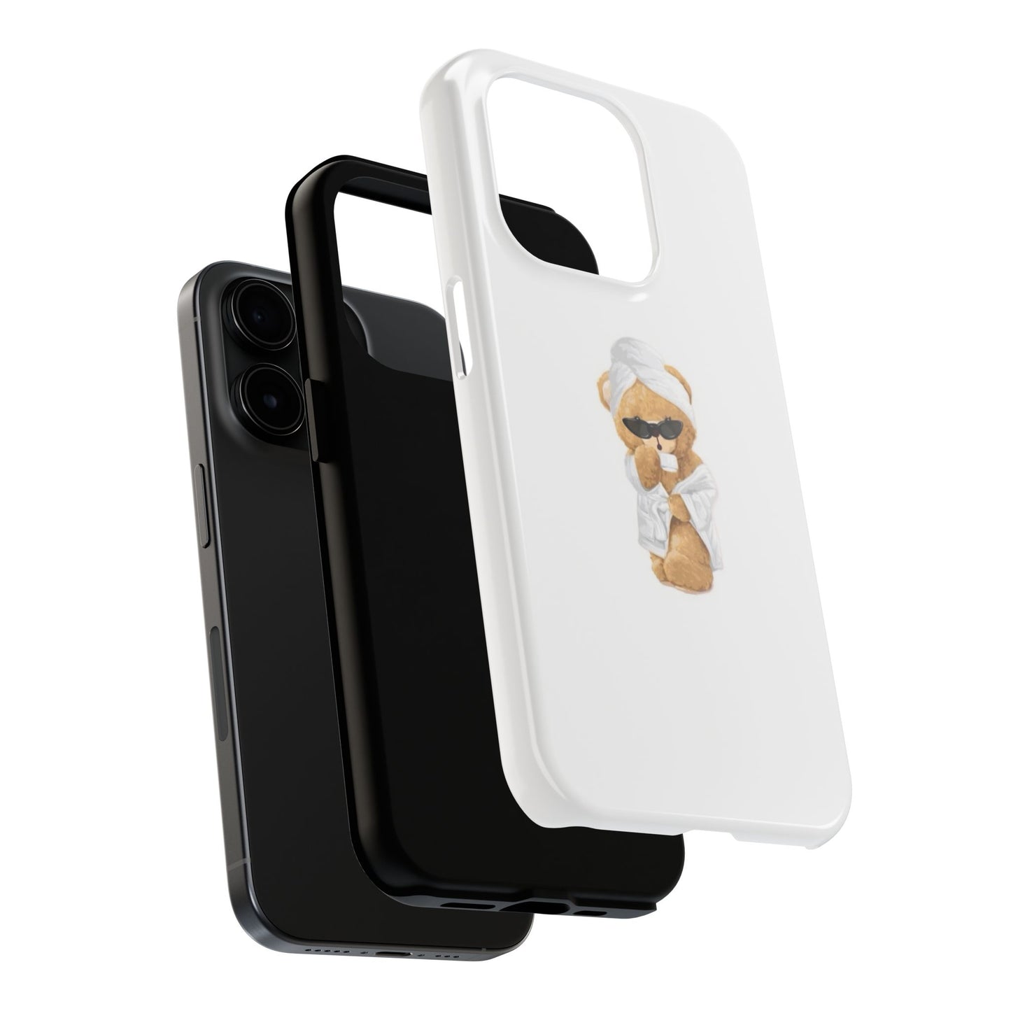 Girly Spa Teddy Bear Phone Case