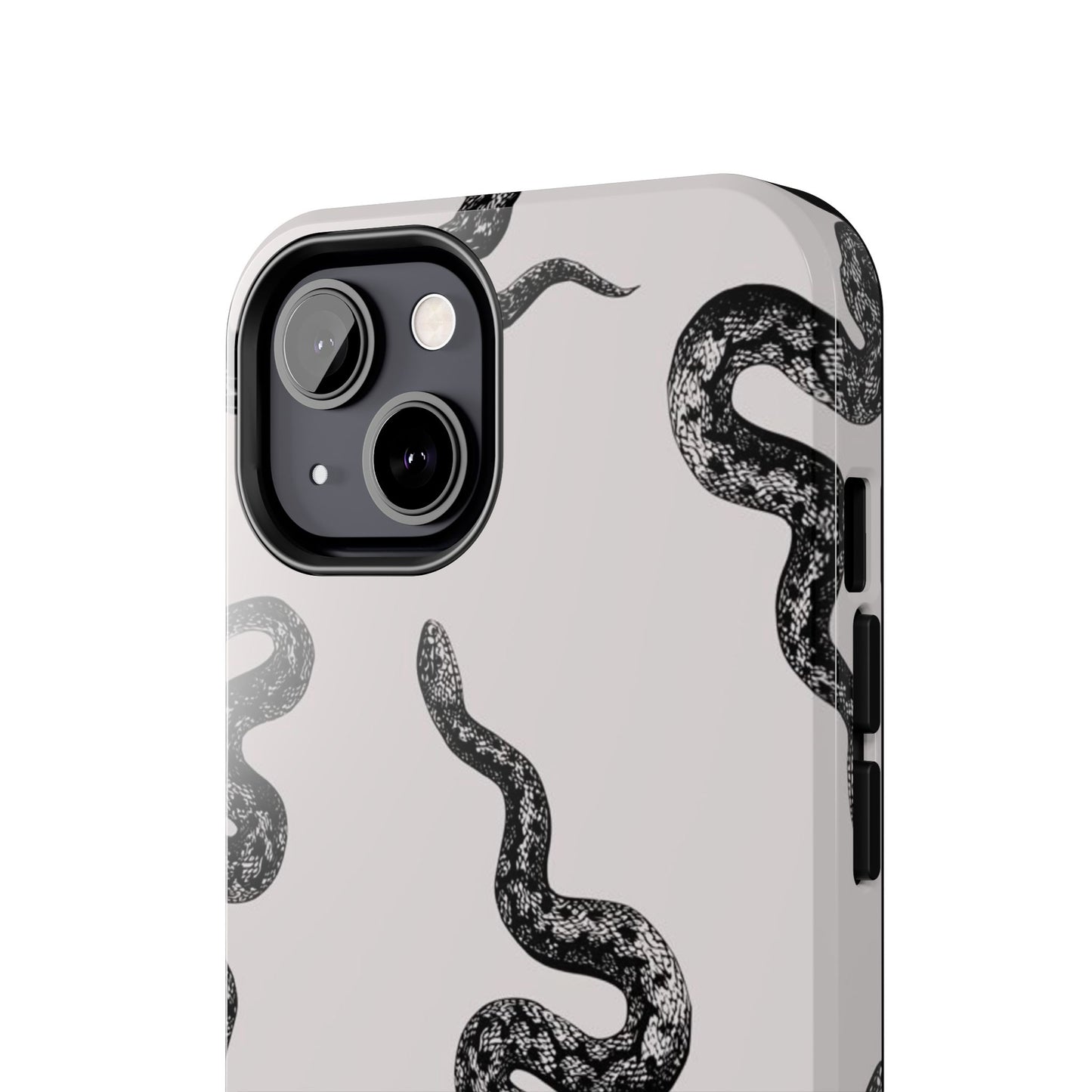 Snake Print Aesthetic Glossy Phone Case
