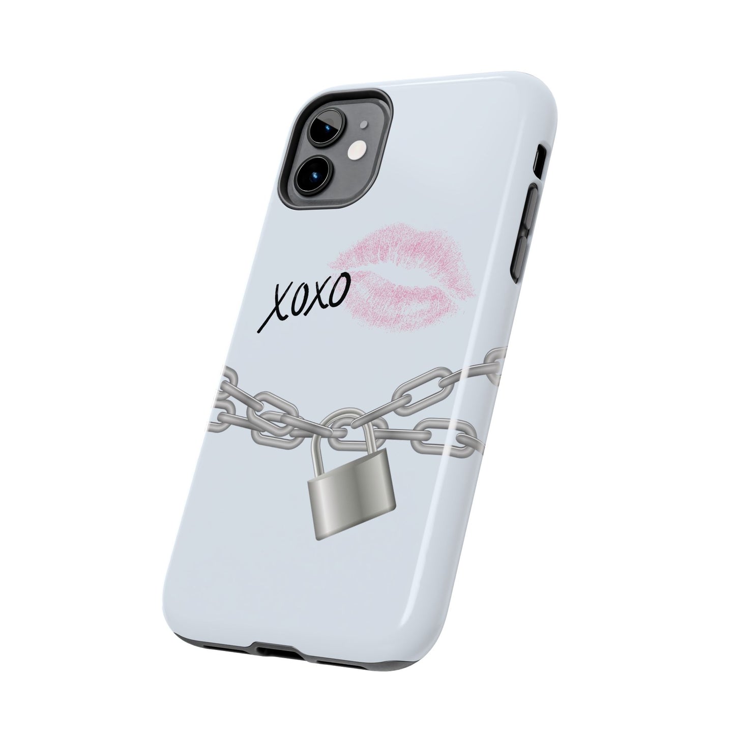 XOXO Love Lock Phone Case - Aesthetic Y2K Girly Style