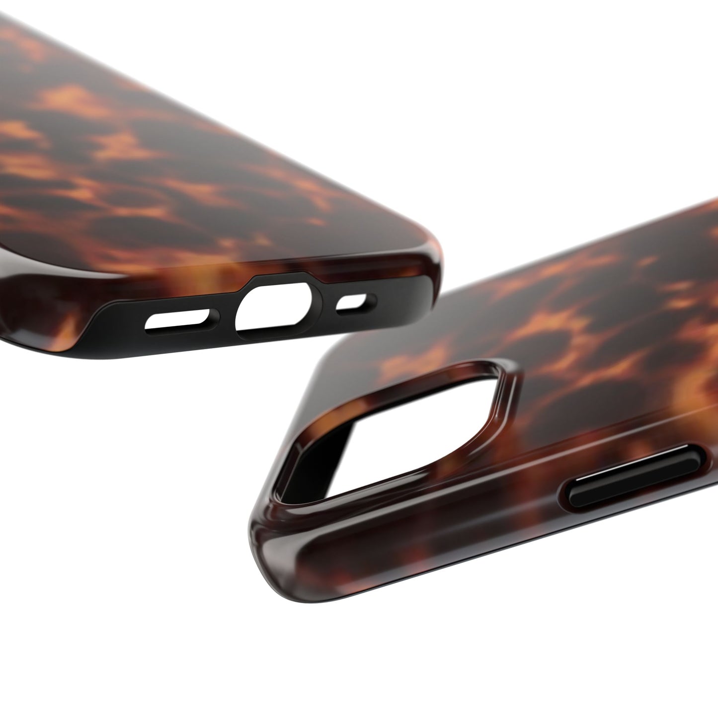 Tortoise Shell Glossy Phone Case,  Cool Girl Aesthetic
