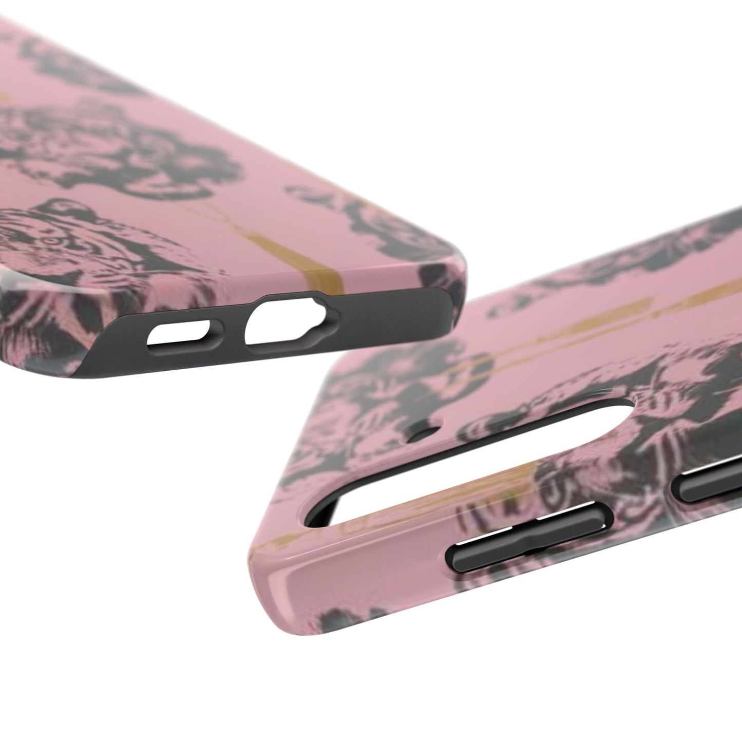 Pink Tiger Print Fashion Phone Case