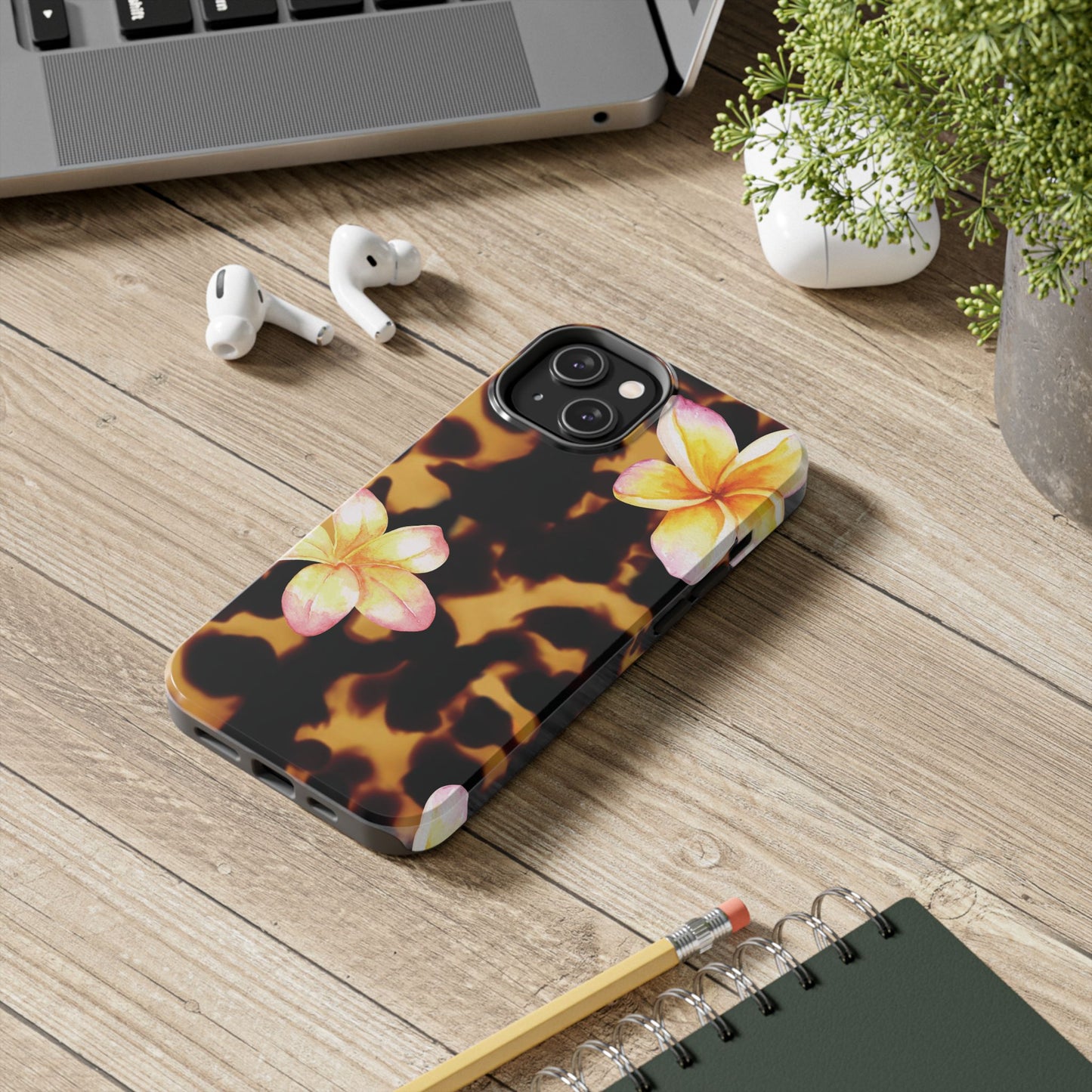 Tortoise Shell Flower Phone Case