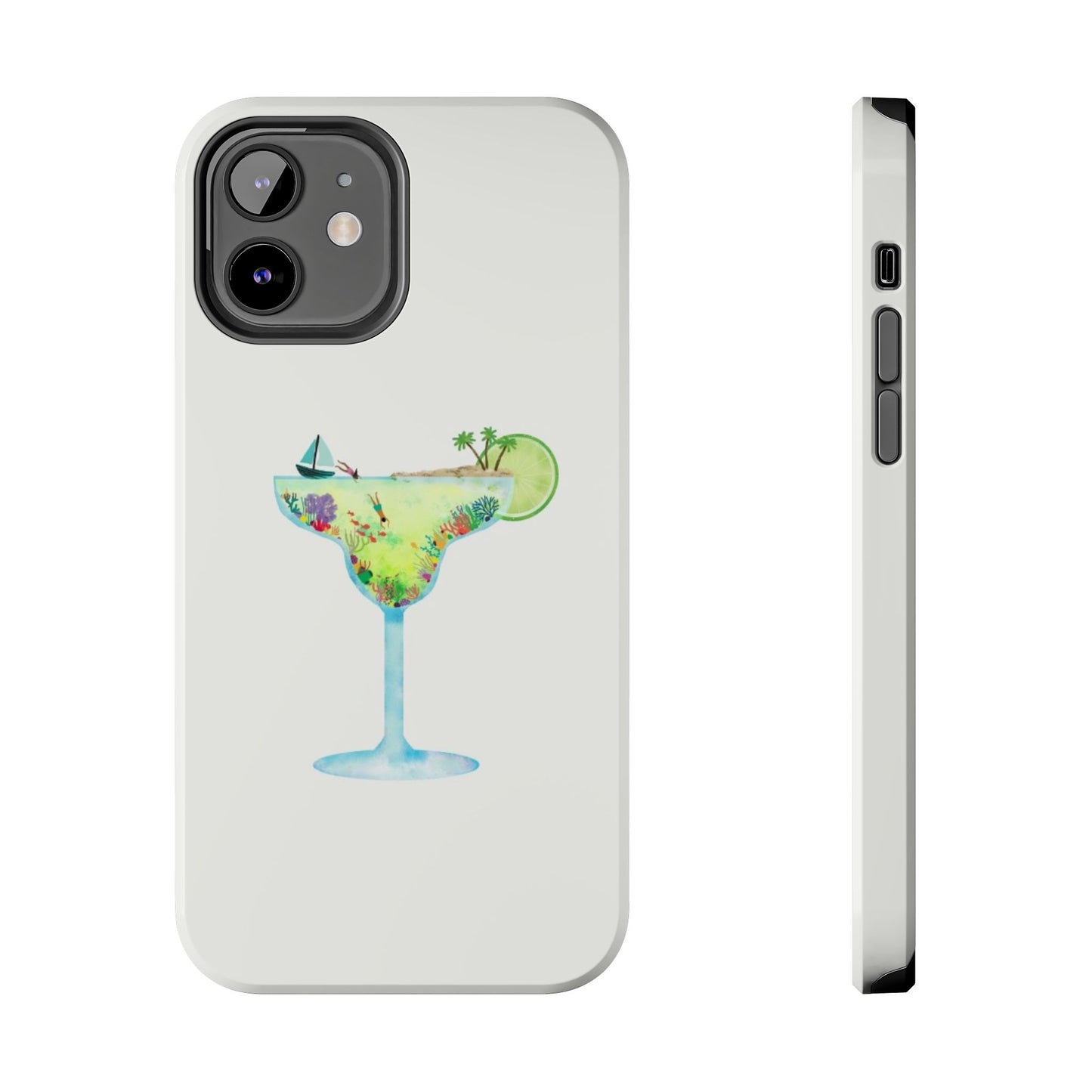 Glossy Phone Case, Summer Phone Case, Cute, Glossy Phone Case, Coastal Summer