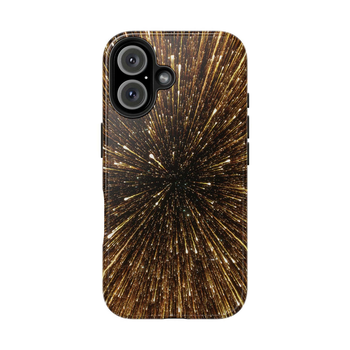 Star Burst Gold Galaxy Phone Case