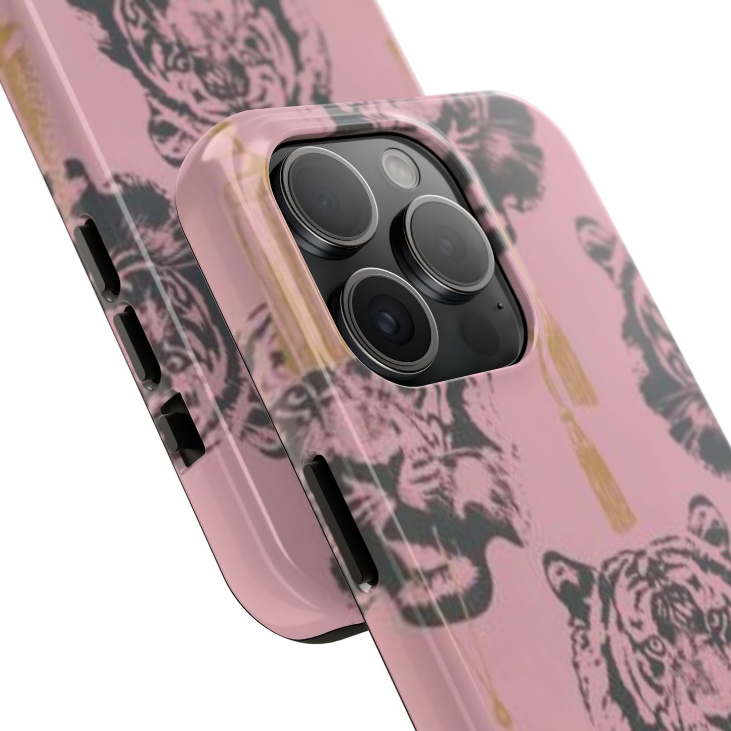 Pink Tiger Print Fashion Phone Case