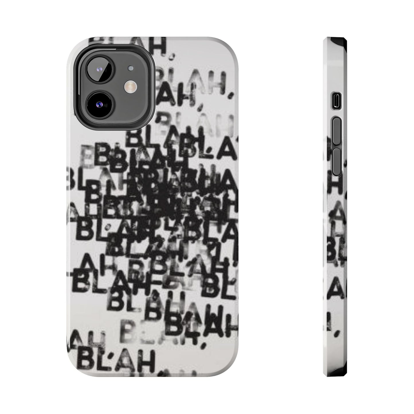 Blah Blah Blah Print Phone Case