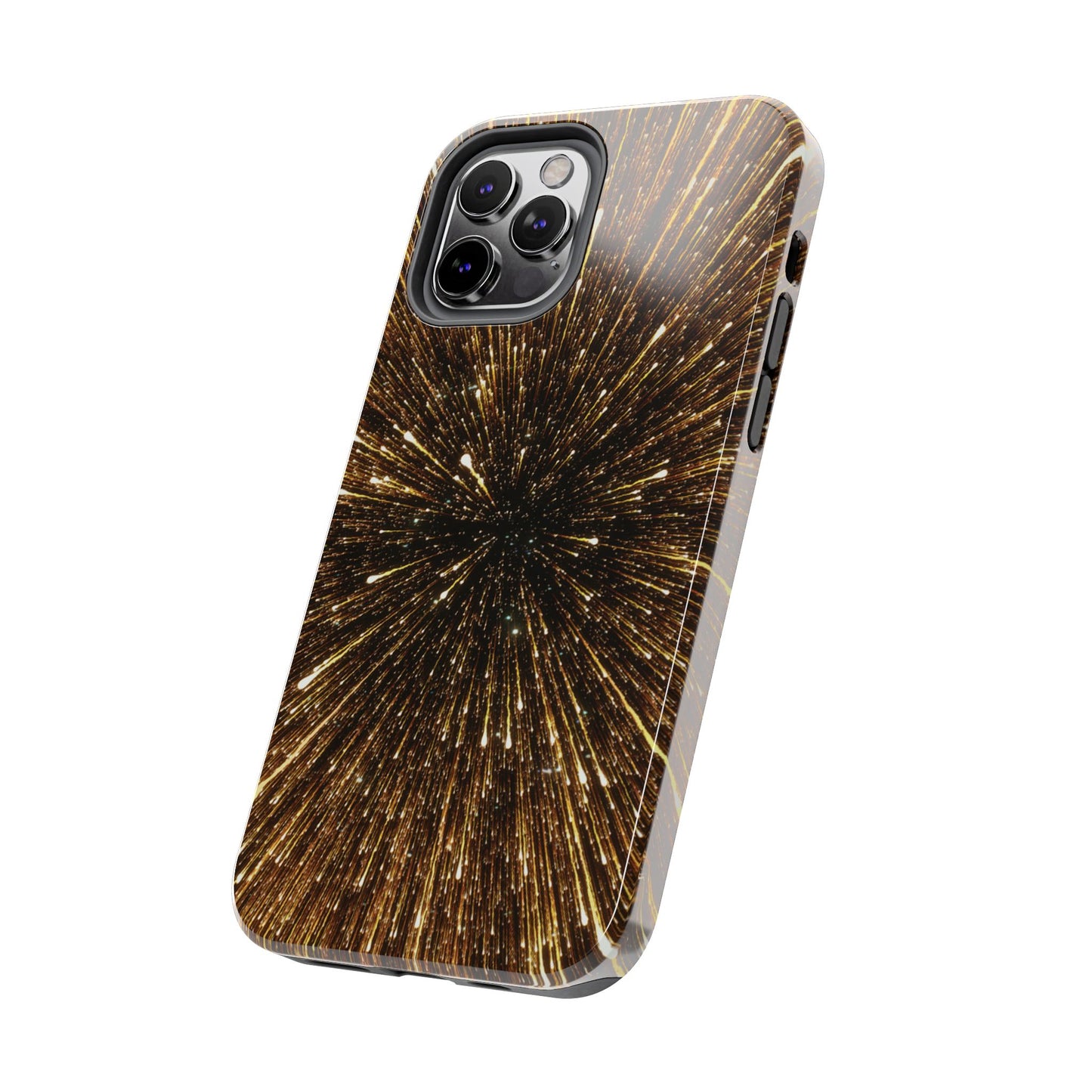 Star Burst Gold Galaxy Phone Case