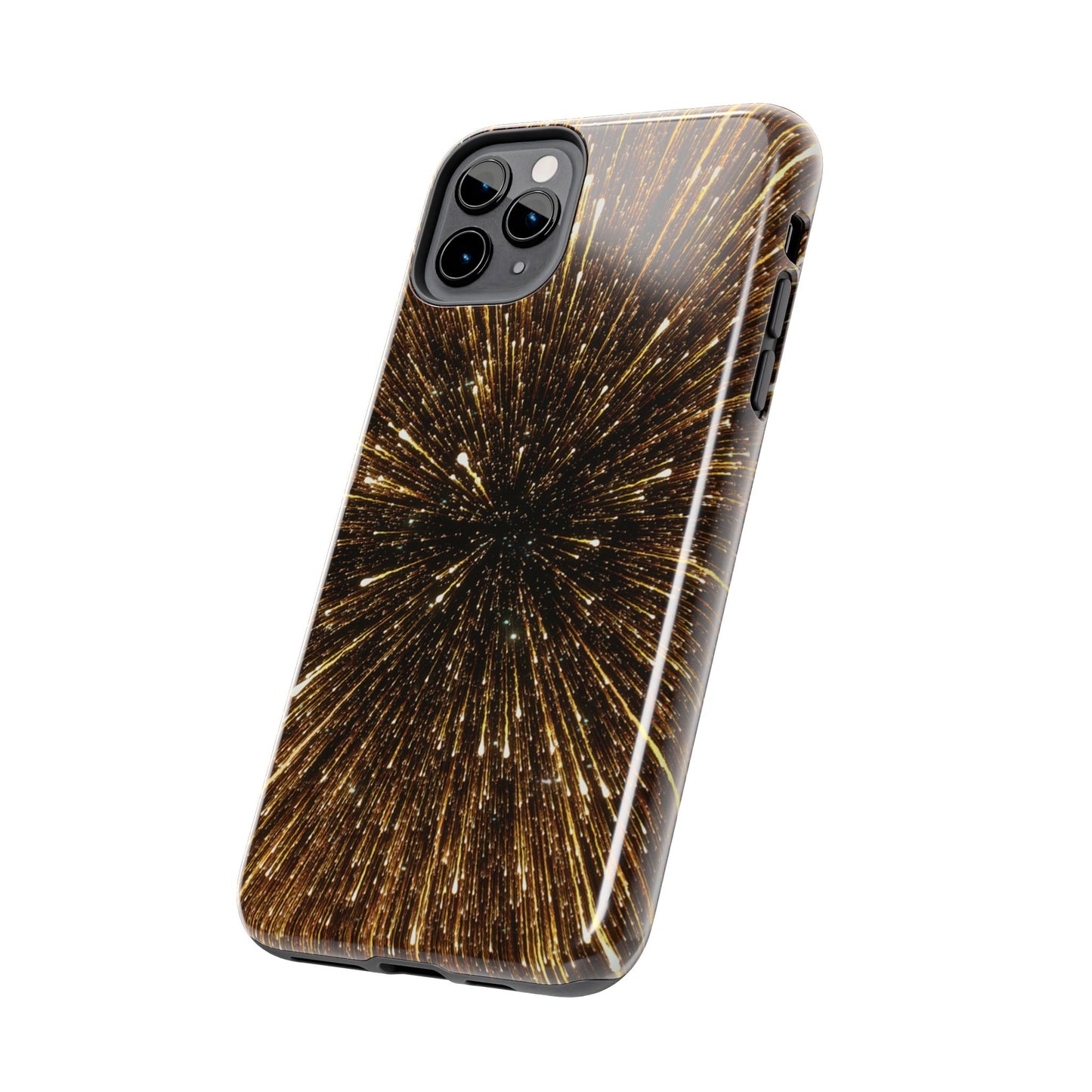 Star Burst Gold Galaxy Phone Case