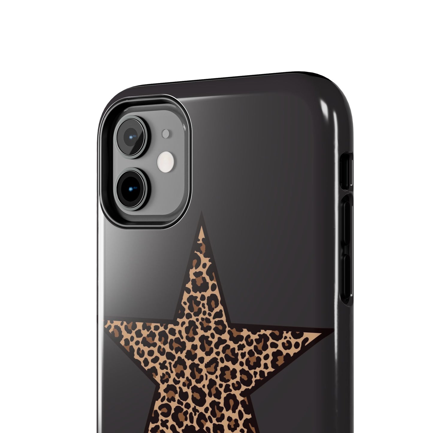 Cheetah Print Star Scandi Style Phone Case