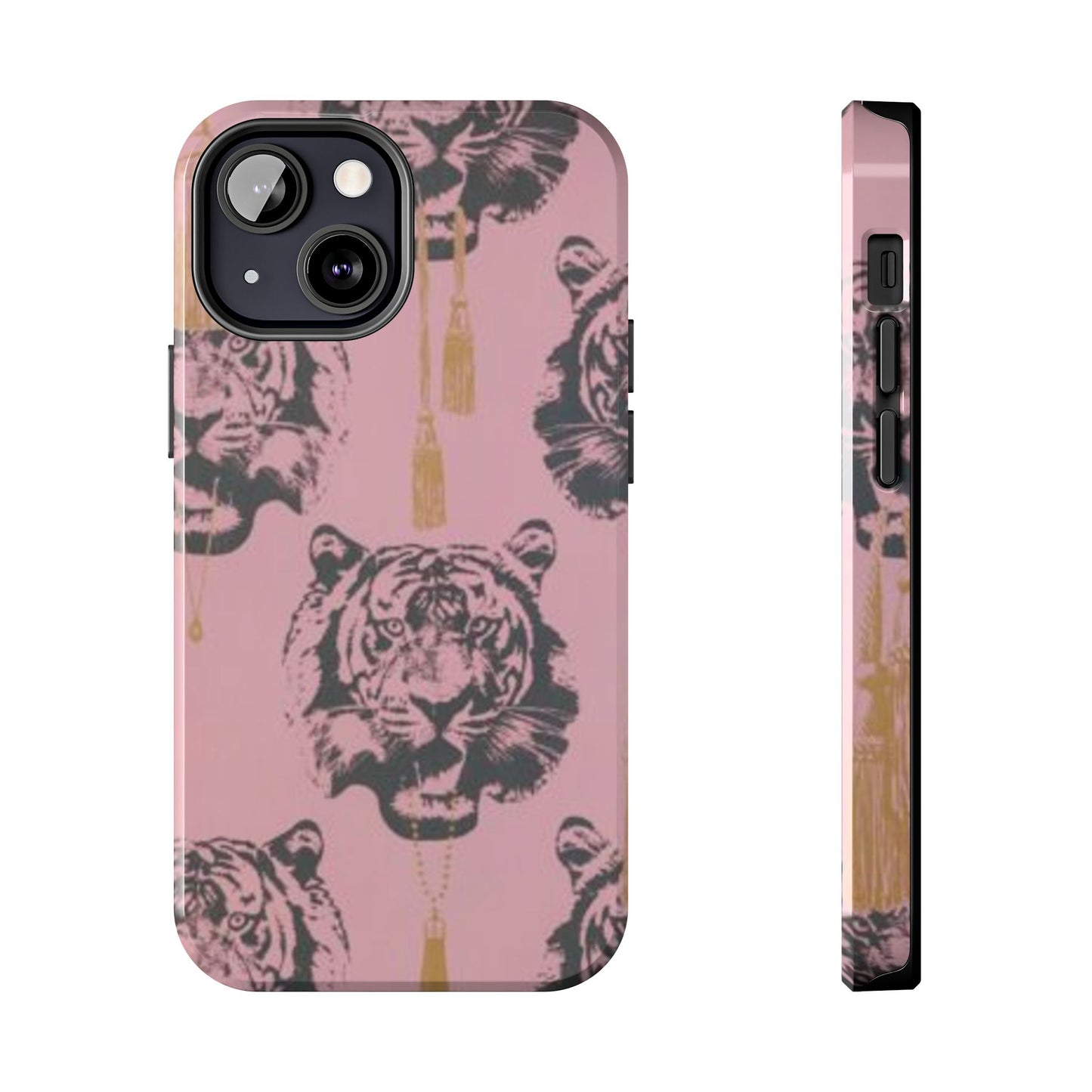 Pink Tiger Print Fashion Phone Case