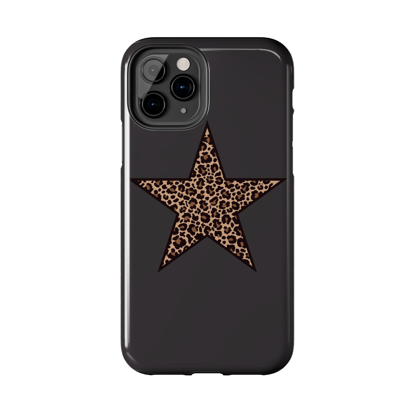 Cheetah Print Star Scandi Style Phone Case