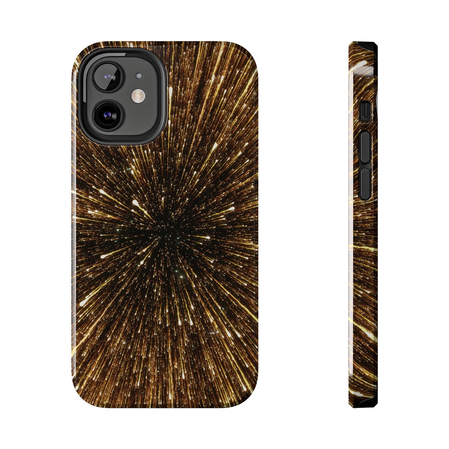 Star Burst Gold Galaxy Phone Case