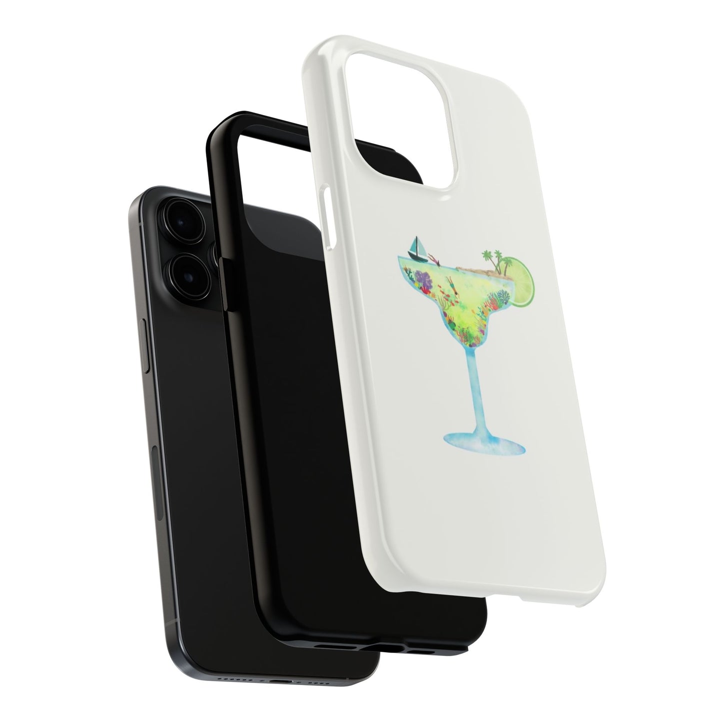 Glossy Phone Case, Summer Phone Case, Cute, Glossy Phone Case, Coastal Summer