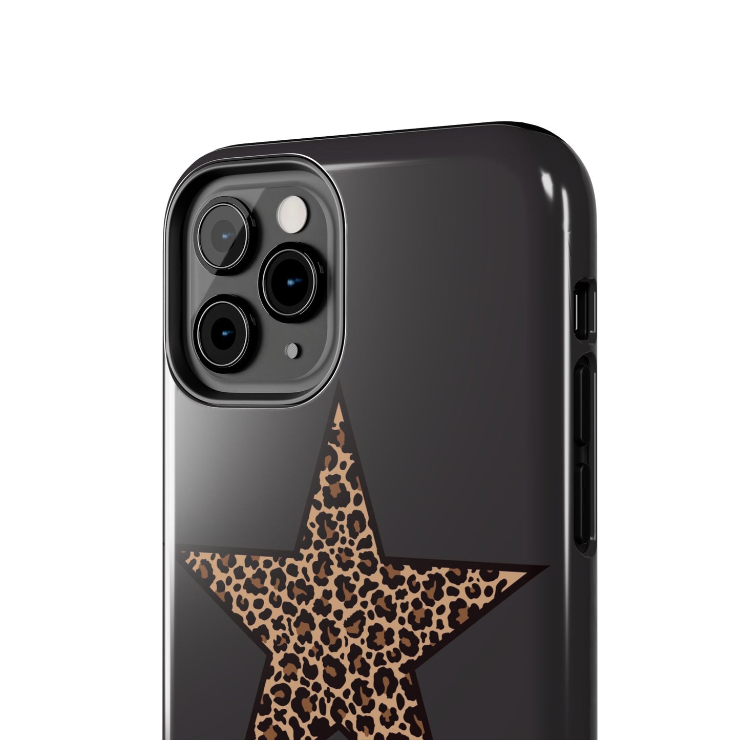 Cheetah Print Star Scandi Style Phone Case
