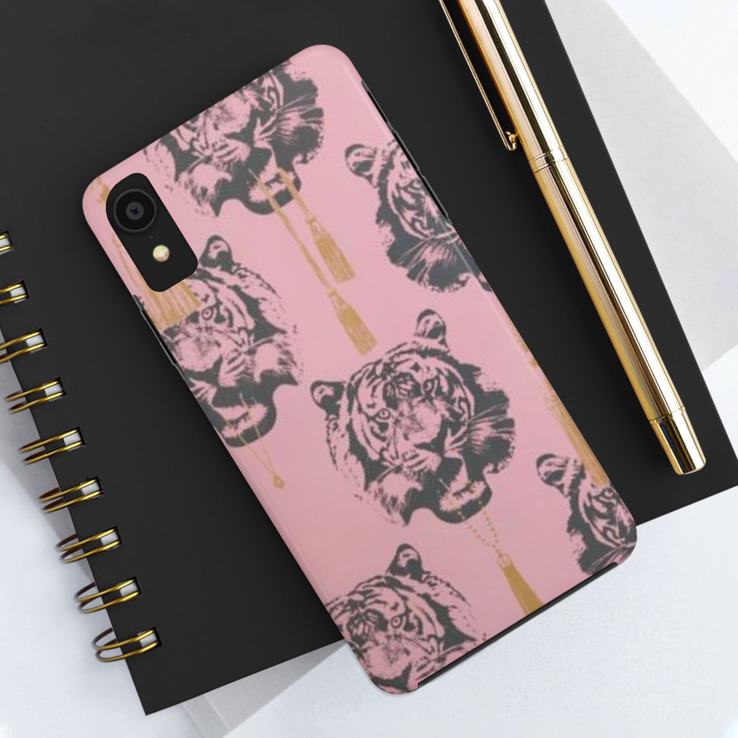 Pink Tiger Print Fashion Phone Case