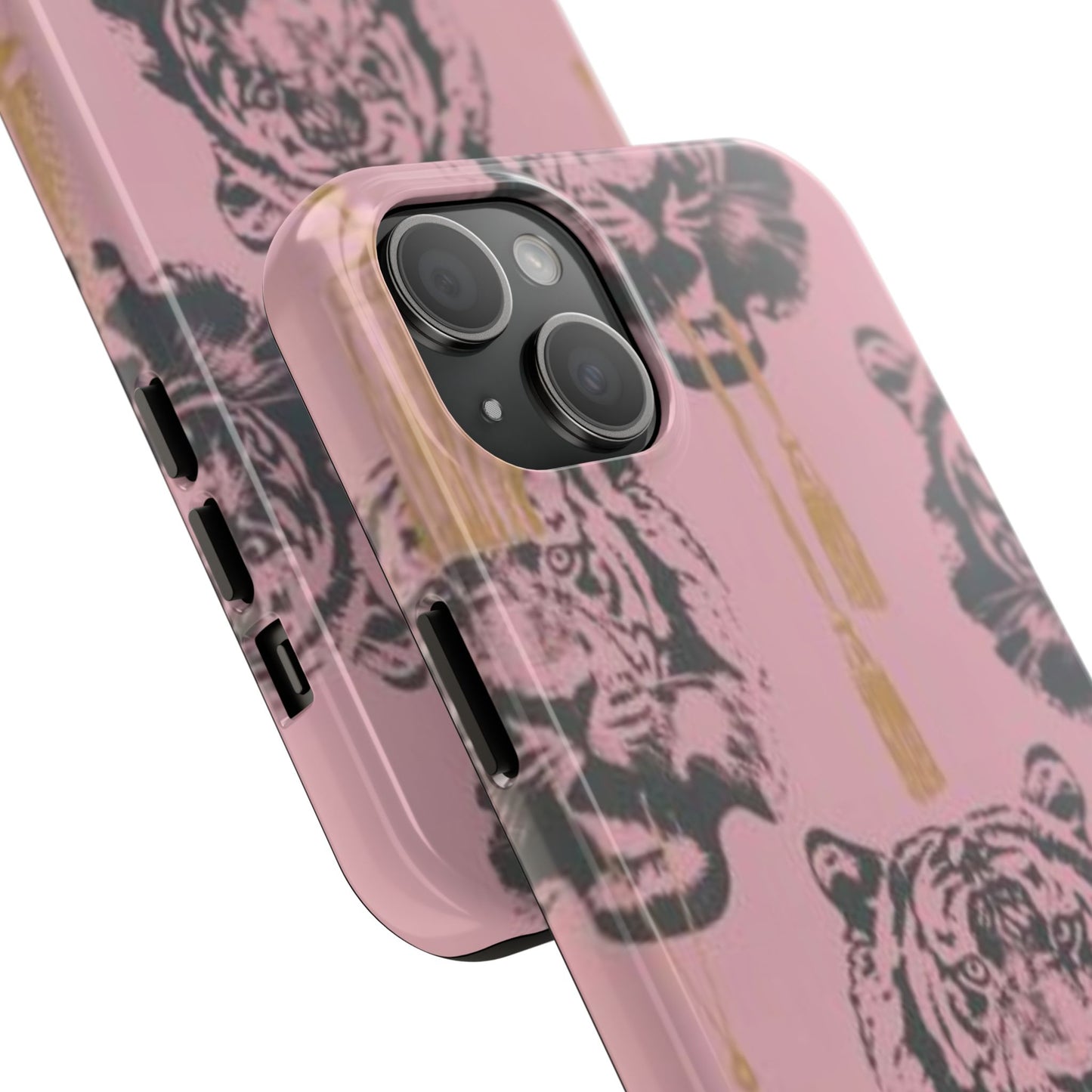 Pink Tiger Print Fashion Phone Case