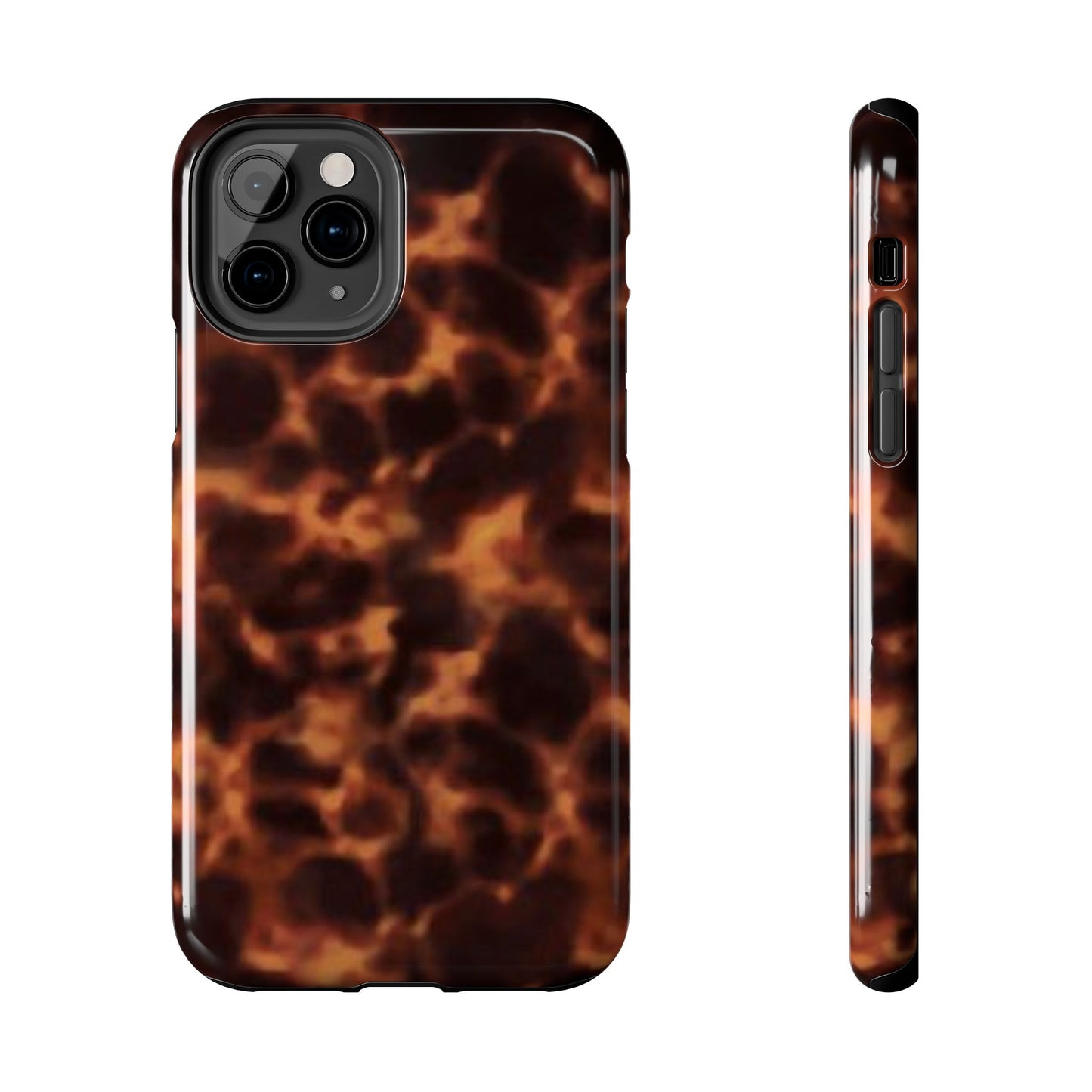 Tortoise Shell Glossy Phone Case,  Cool Girl Aesthetic