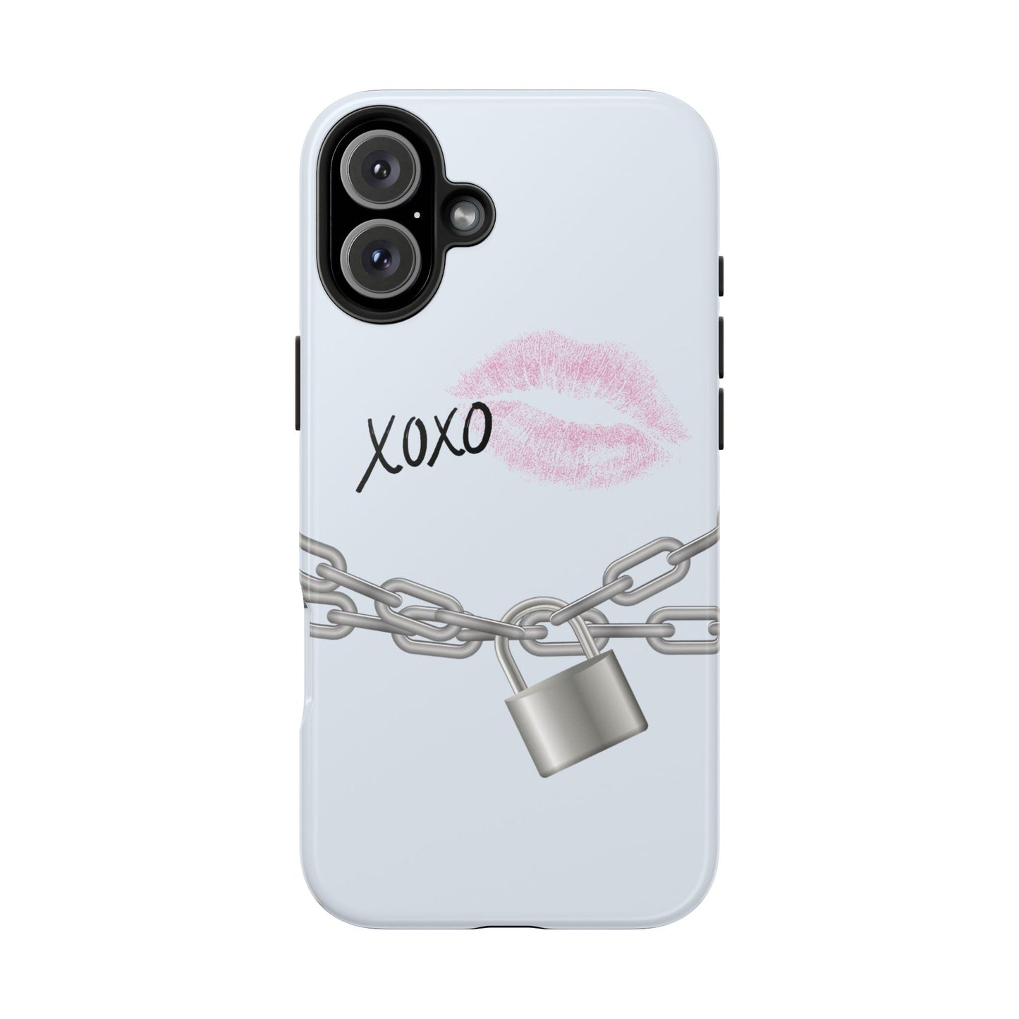 XOXO Love Lock Phone Case - Aesthetic Y2K Girly Style