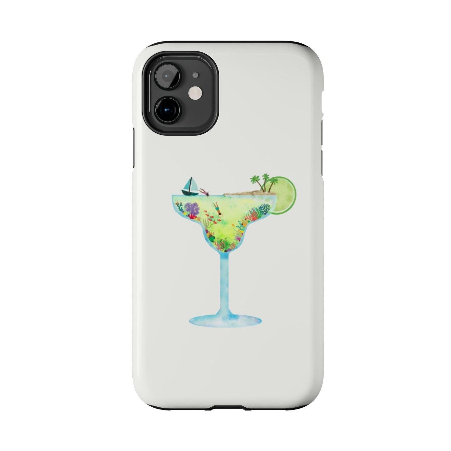 Glossy Phone Case, Summer Phone Case, Cute, Glossy Phone Case, Coastal Summer