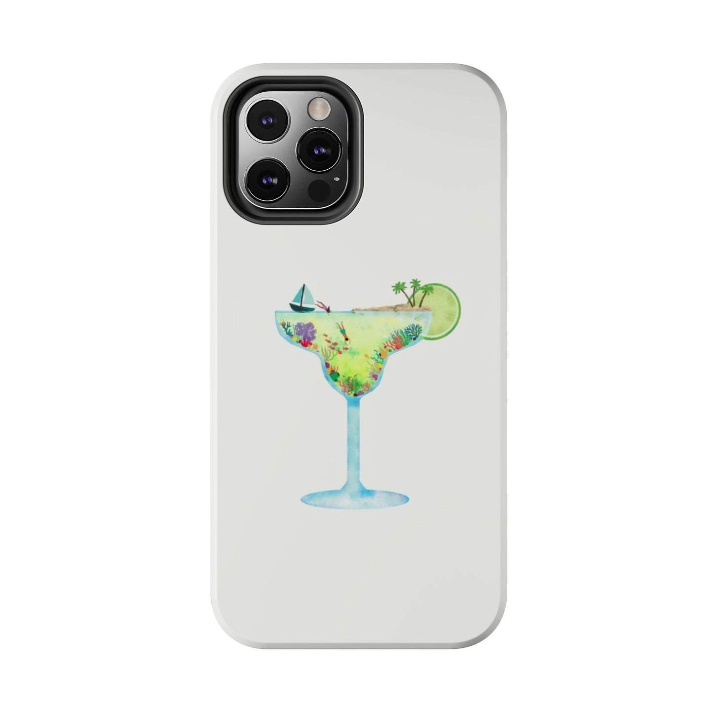 Glossy Phone Case, Summer Phone Case, Cute, Glossy Phone Case, Coastal Summer