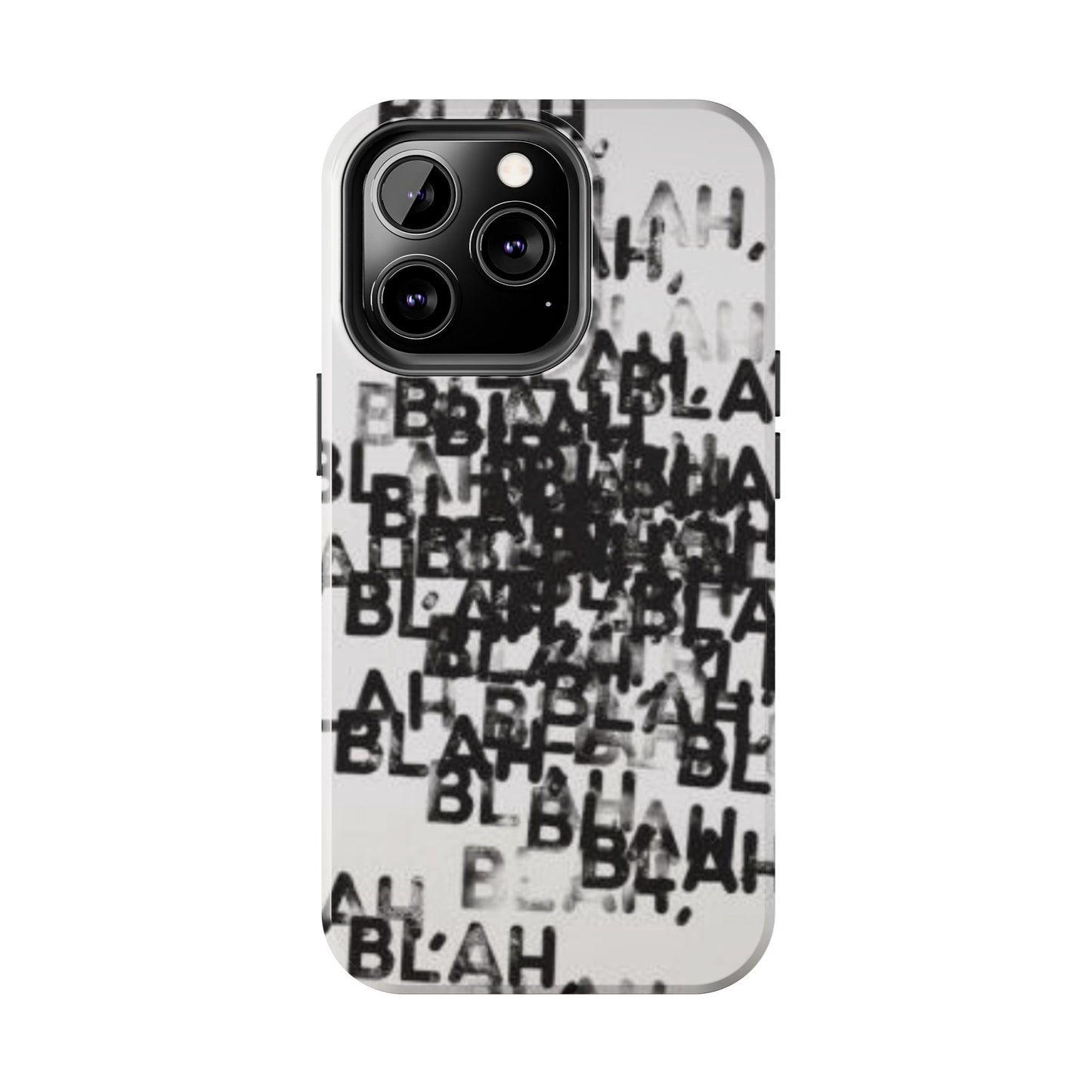 Blah Blah Blah Print Phone Case