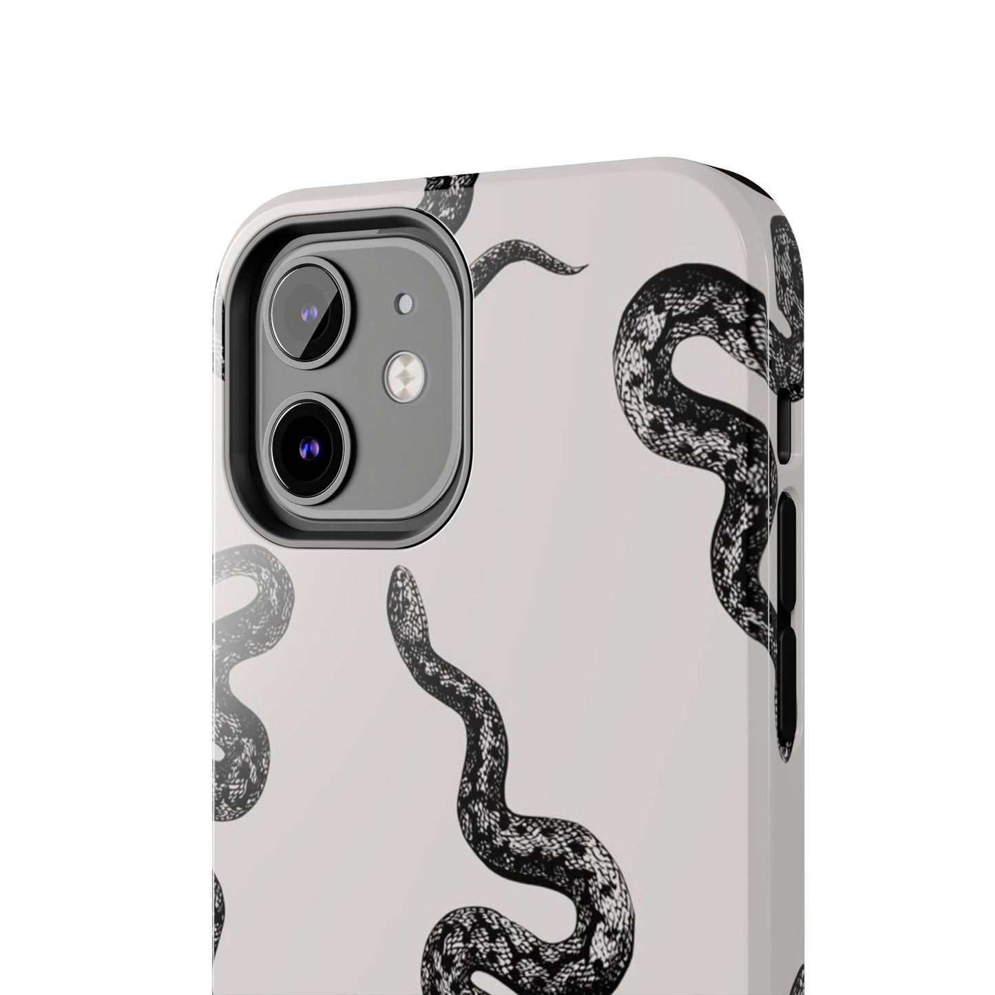 Snake Print Aesthetic Glossy Phone Case