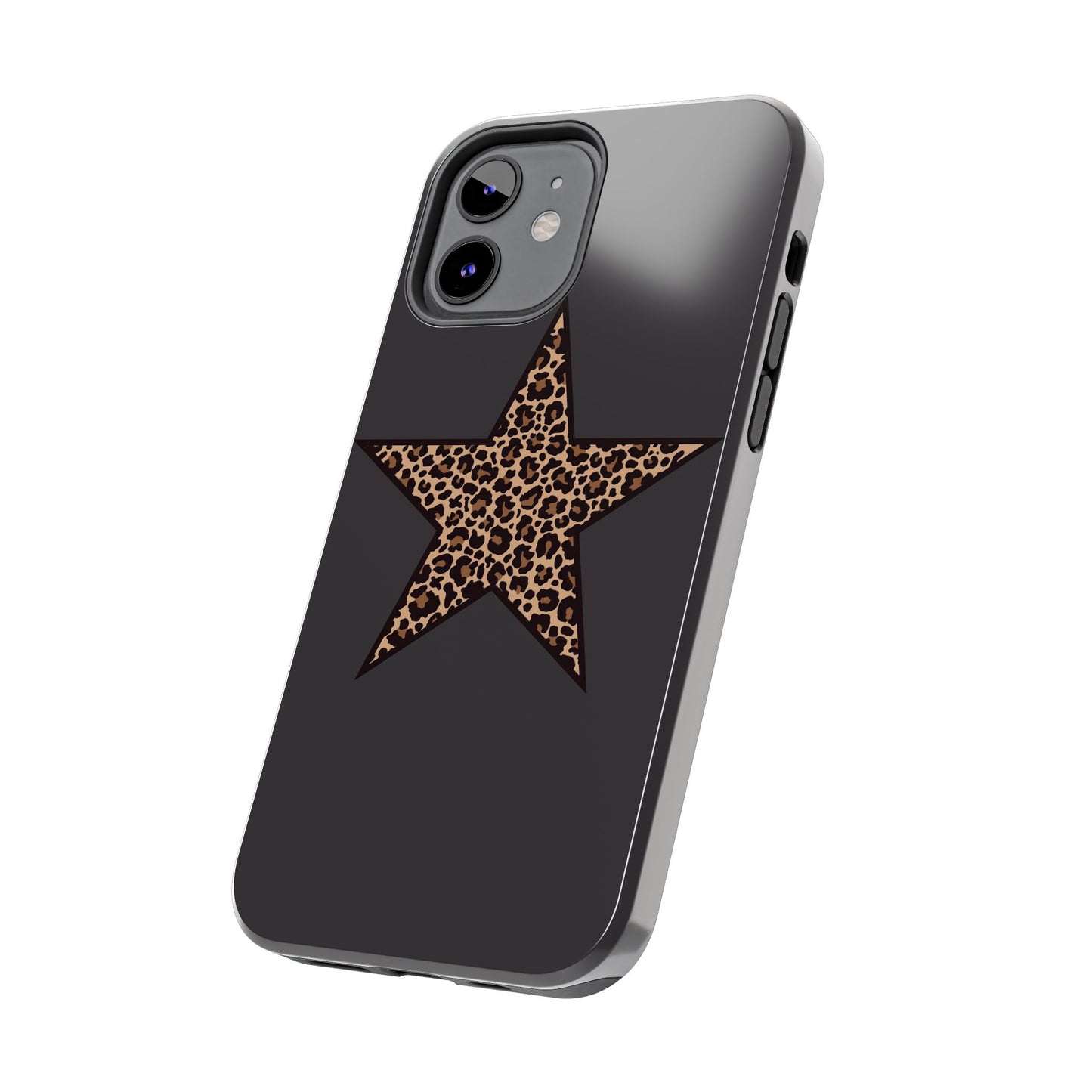 Cheetah Print Star Scandi Style Phone Case