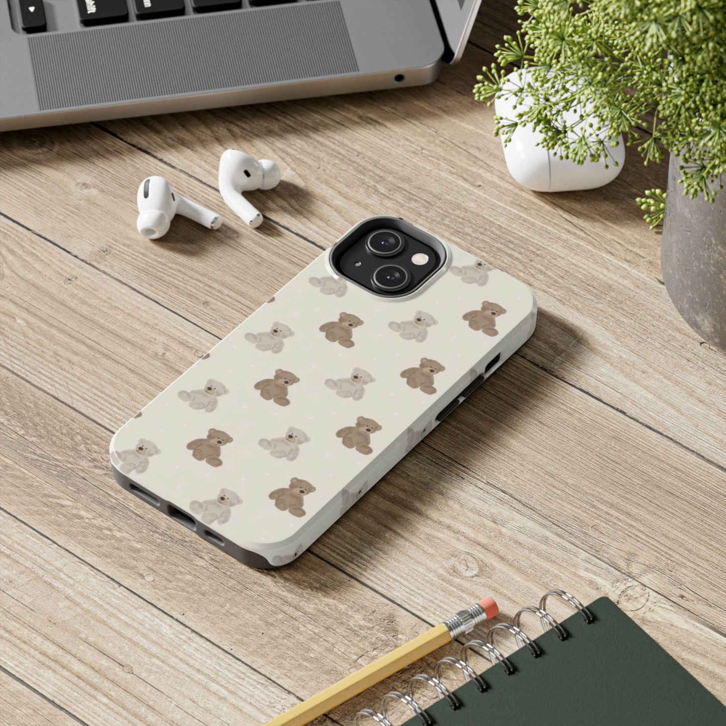 Teddy Bear Glossy Phone Case
