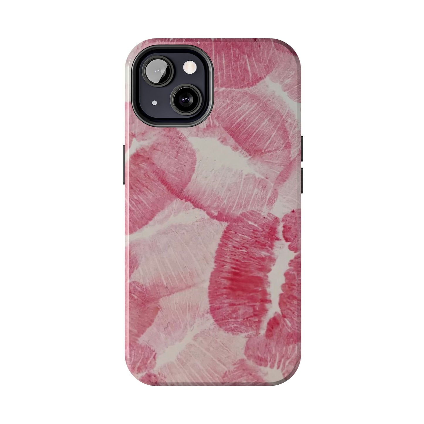 Pink Kiss Lipstick Fashion Aesthetic Glossy Phone Case