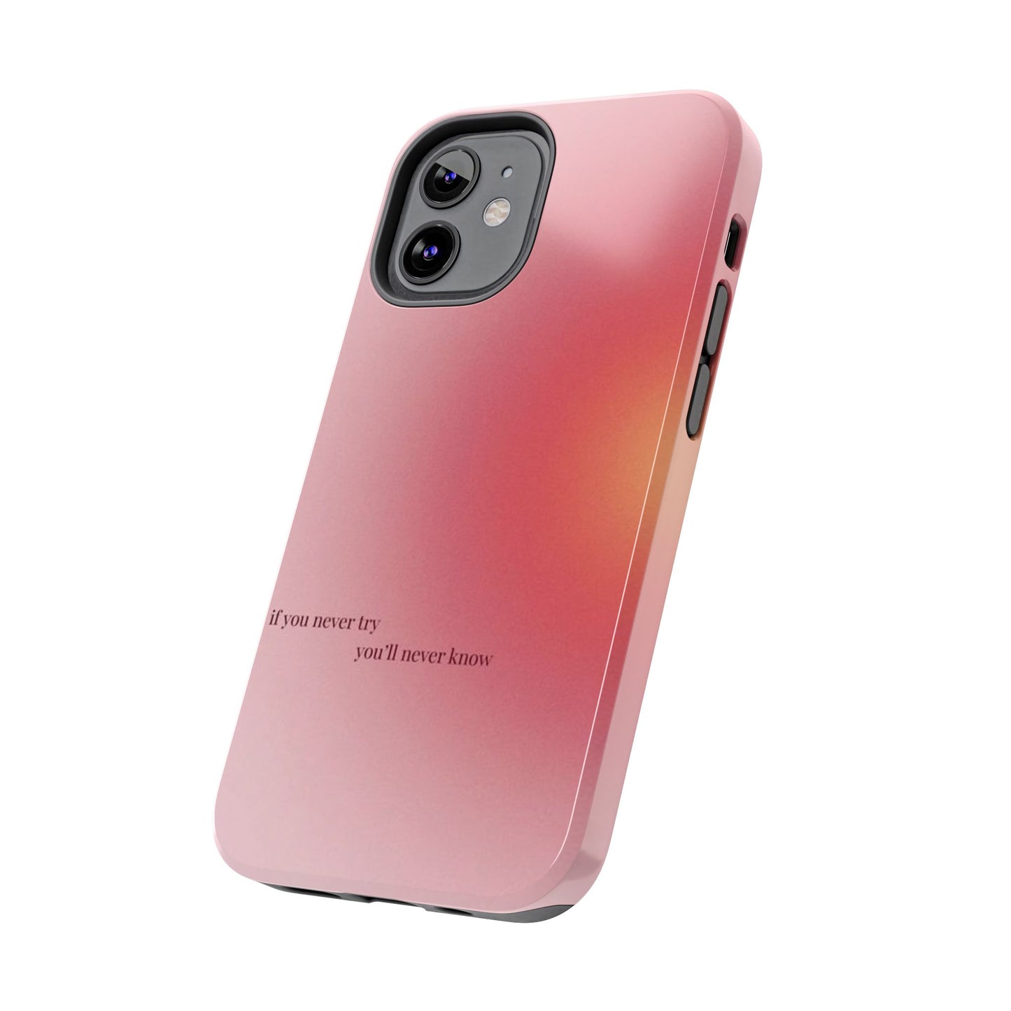 If You Never Try You’ll Never Know Phone Case