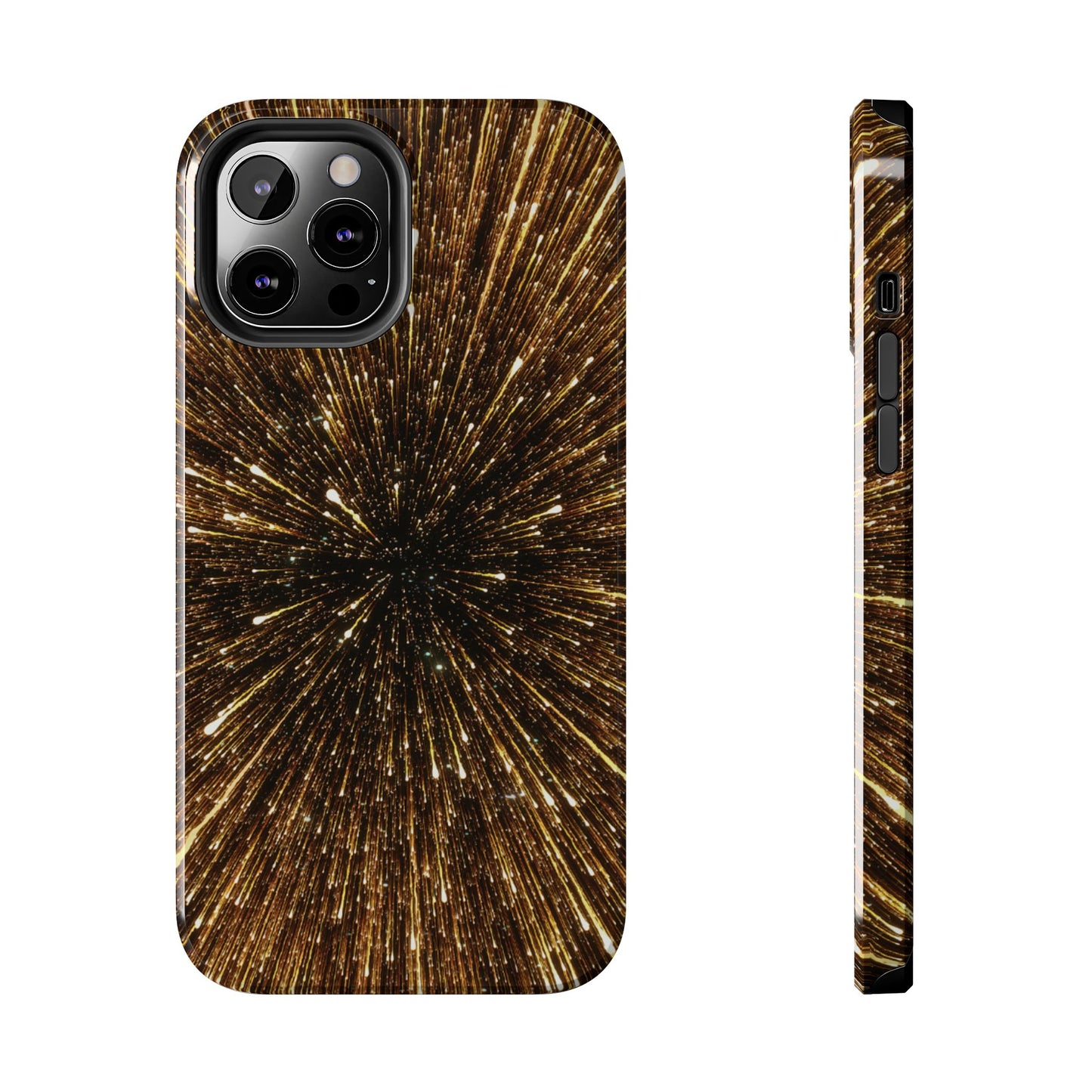 Star Burst Gold Galaxy Phone Case
