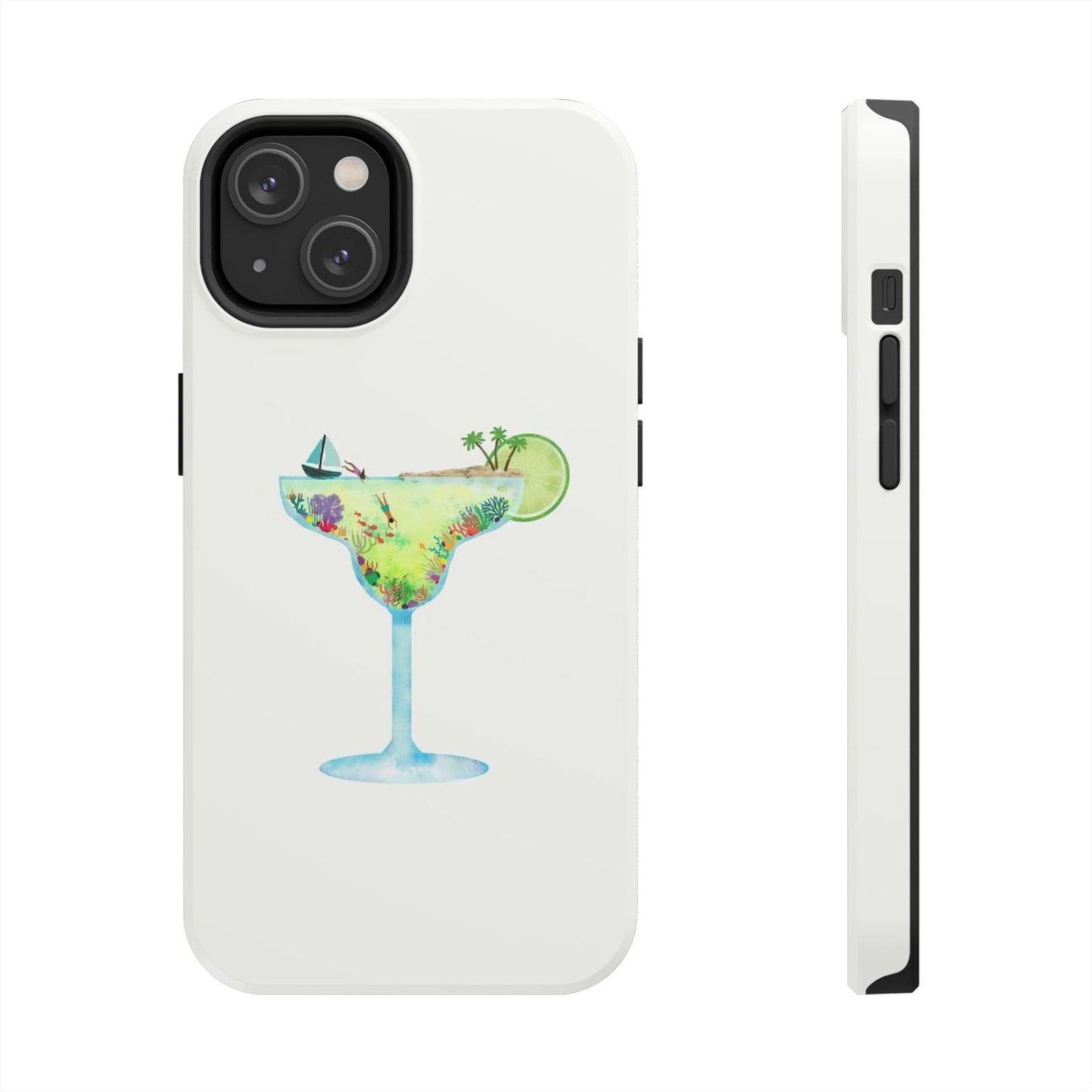 Glossy Phone Case, Summer Phone Case, Cute, Glossy Phone Case, Coastal Summer