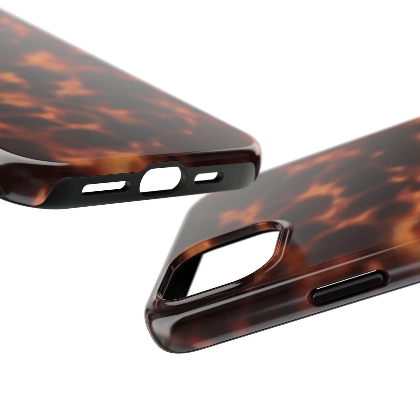 Tortoise Shell Glossy Phone Case,  Cool Girl Aesthetic