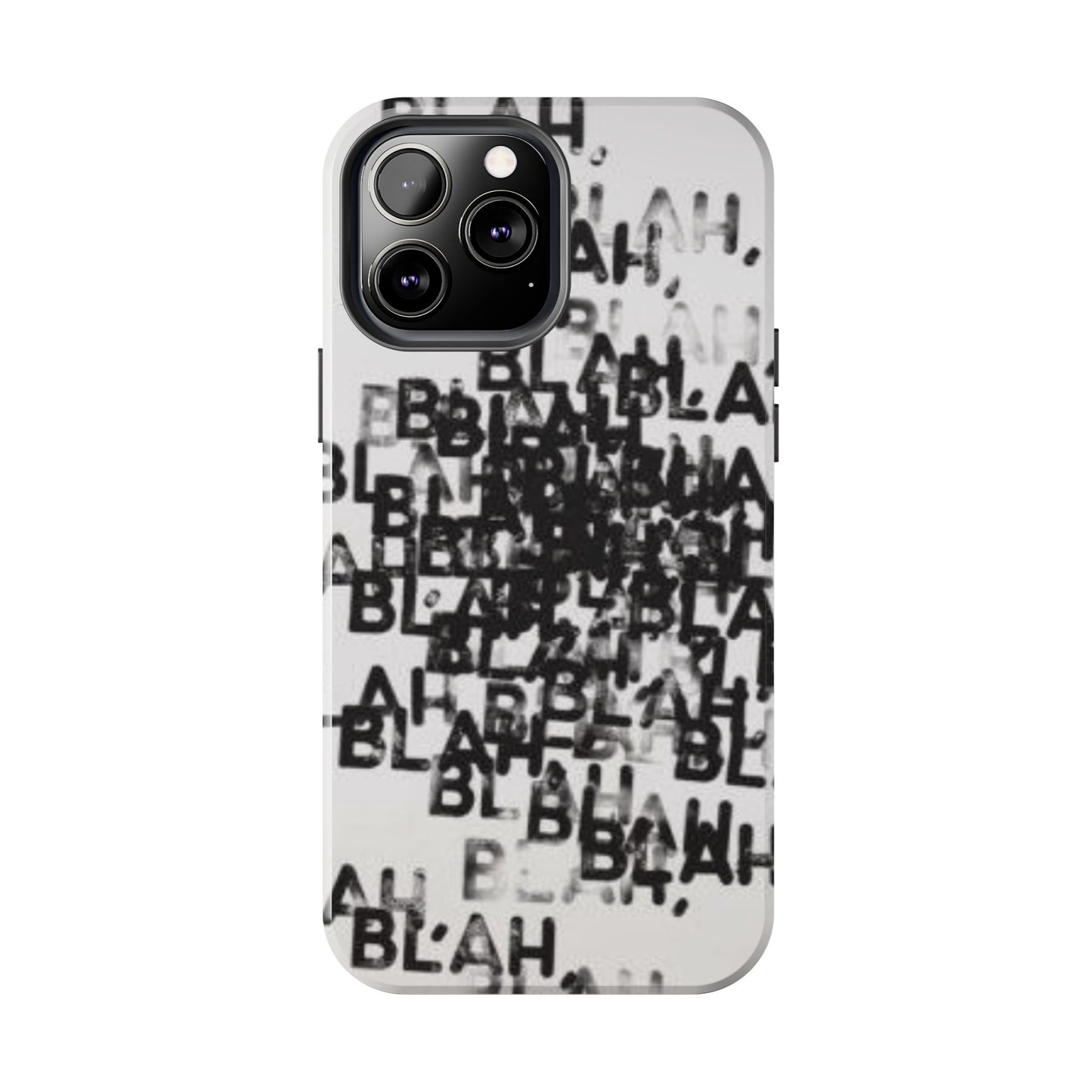 Blah Blah Blah Print Phone Case