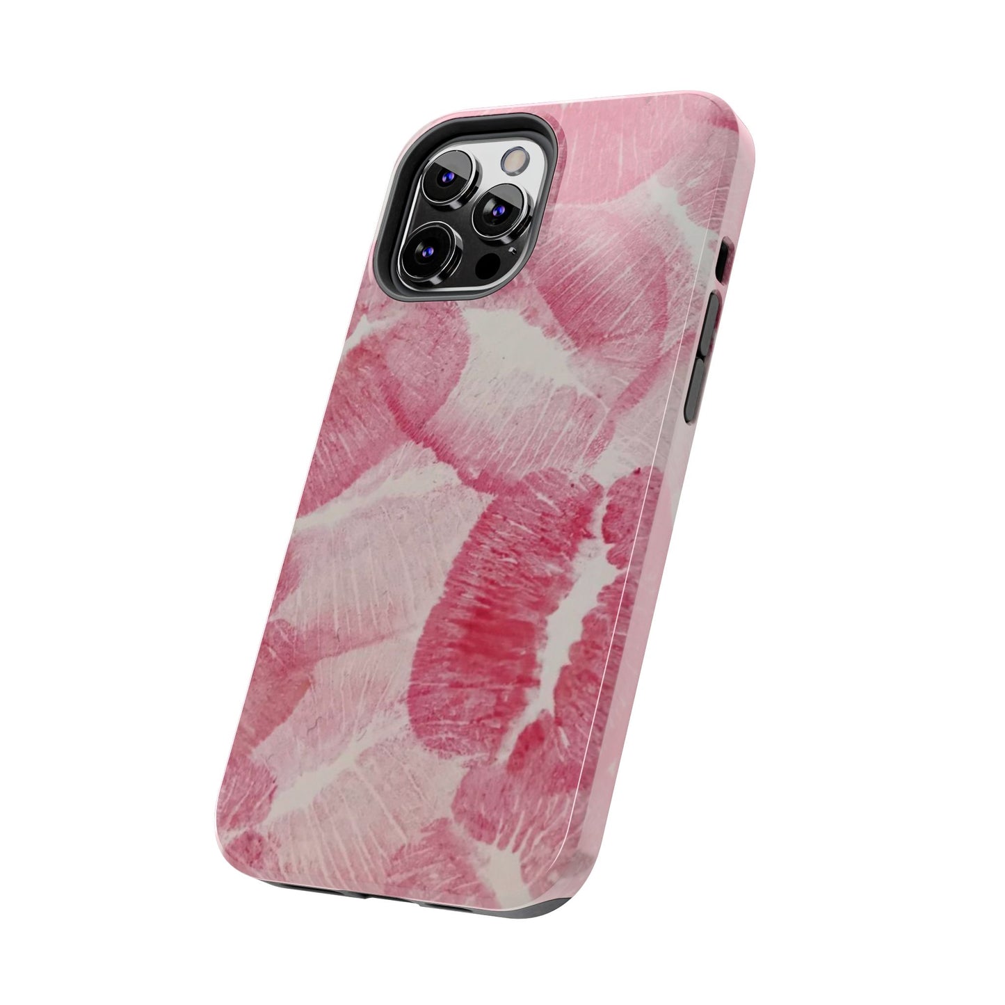 Pink Kiss Lipstick Fashion Aesthetic Glossy Phone Case